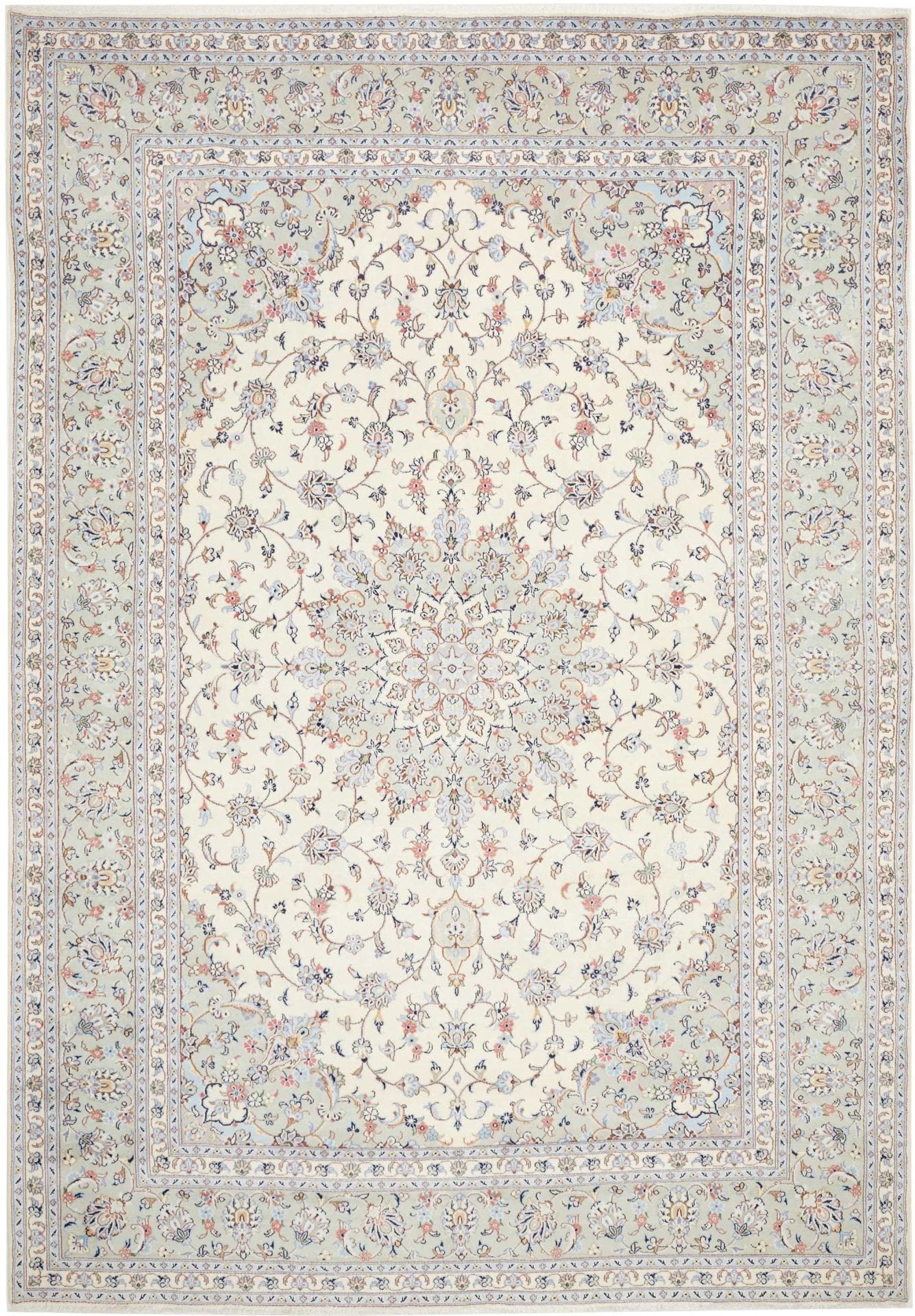 Kashan Teppich 248 x 355cm – Handgeknüpft, Perserteppich, Wolle