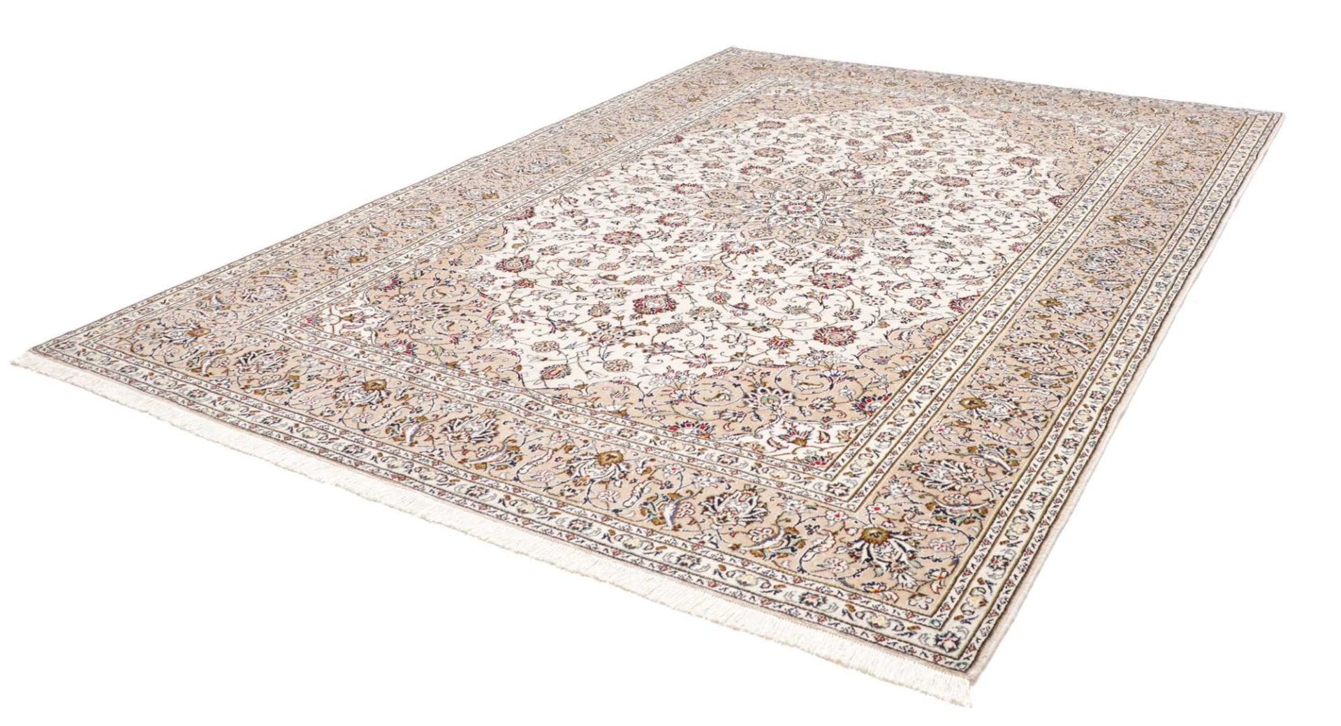 Kashan Teppich 243 x 345 cm – Handgeknüpft, Perserteppich, Schurwolle