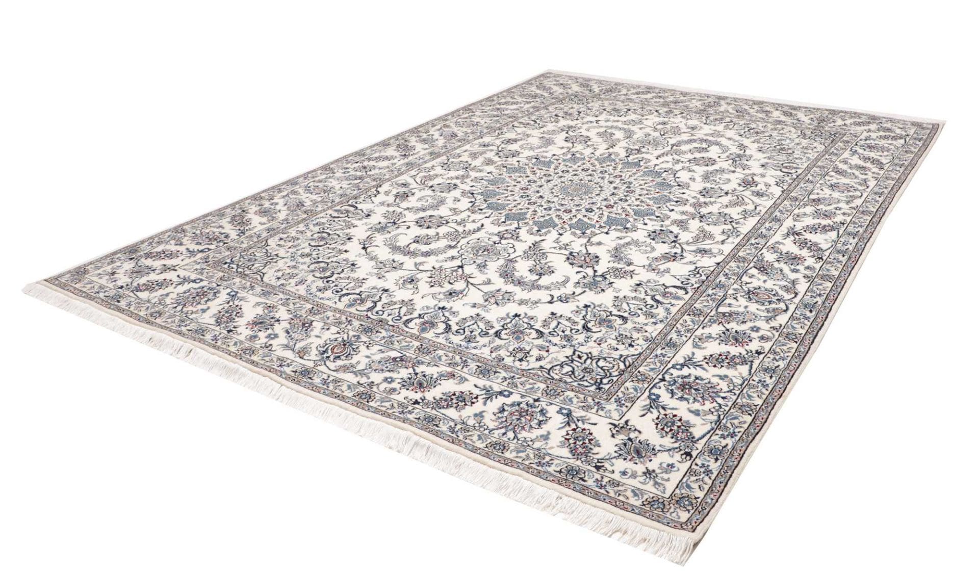 Nain Teppich 251 x 346cm, florales Design, handgeknüpft