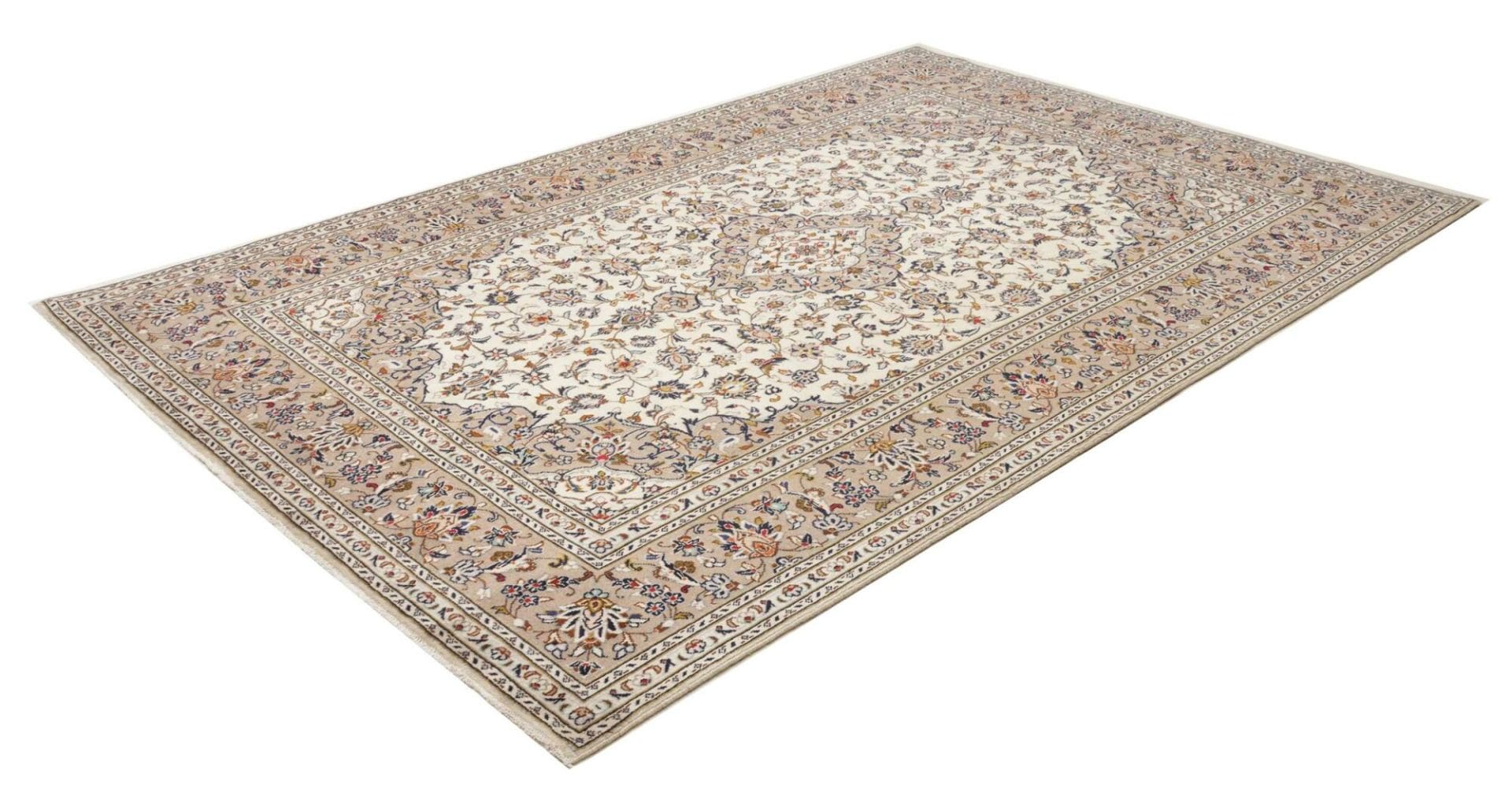 Kashan Teppich 200 x 297 cm - Handgeknüpft, Perserteppich