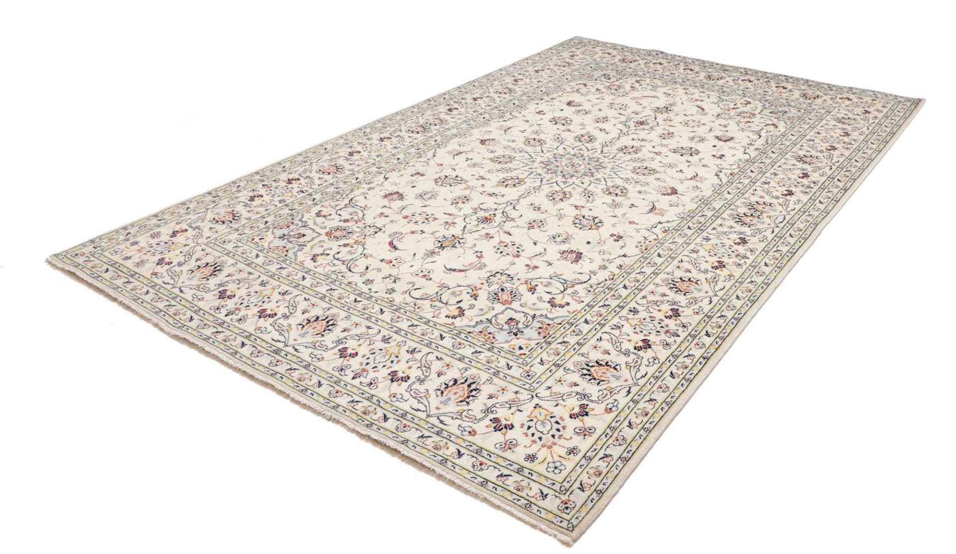 Kashan Teppich 198 x 305 cm, Perserteppich, handgeknüpft, Wolle