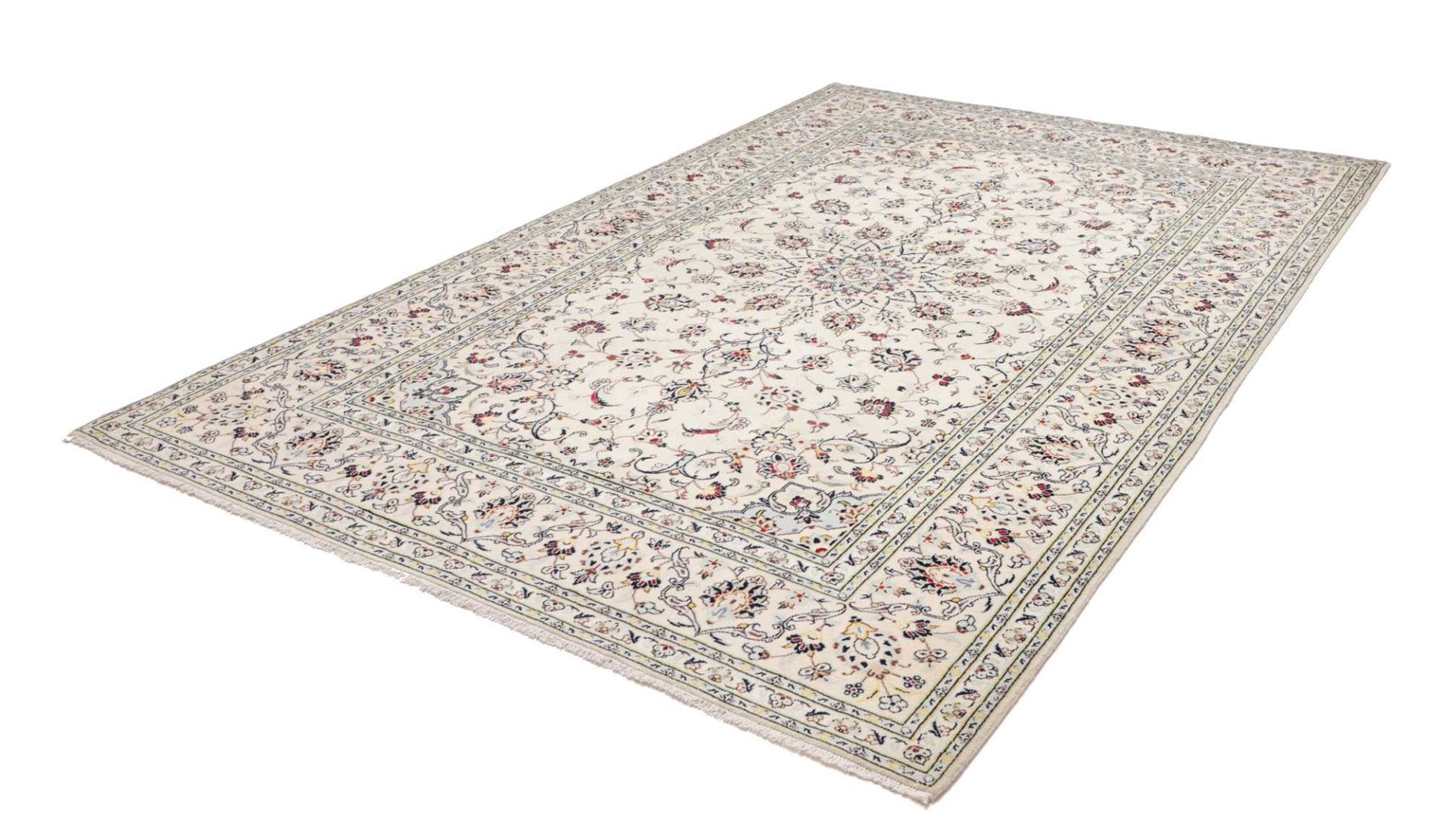 Kashan Teppich 208 x 285 cm, handgeknüpft, Schurwolle, Perserteppich