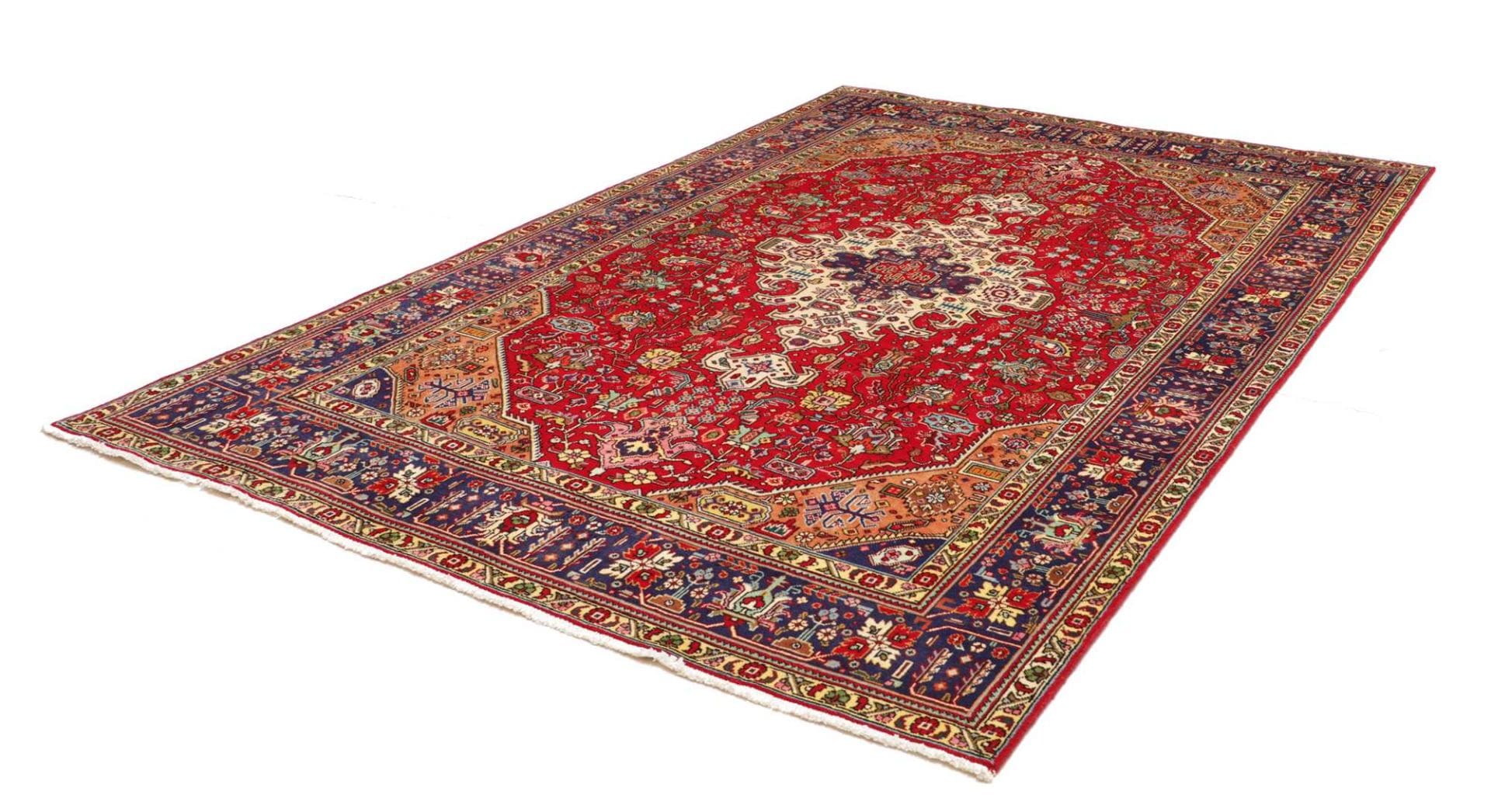 Täbriz Teppich 203 x 300 cm - Handgeknüpft, Schurwolle, Orientteppich