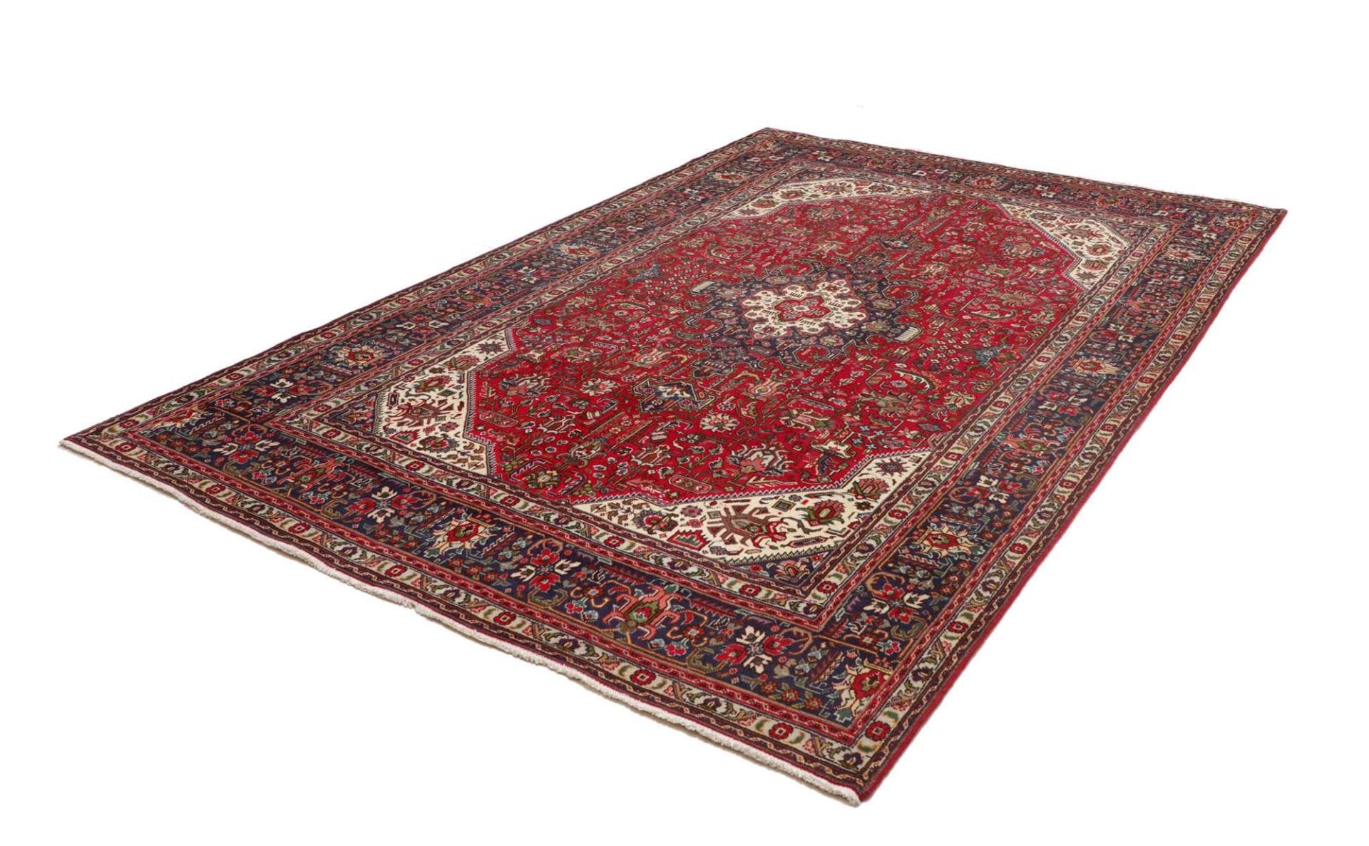 Orientteppich Täbriz 205 x 293 cm – Handgeknüpft, Schurwolle, Mahi