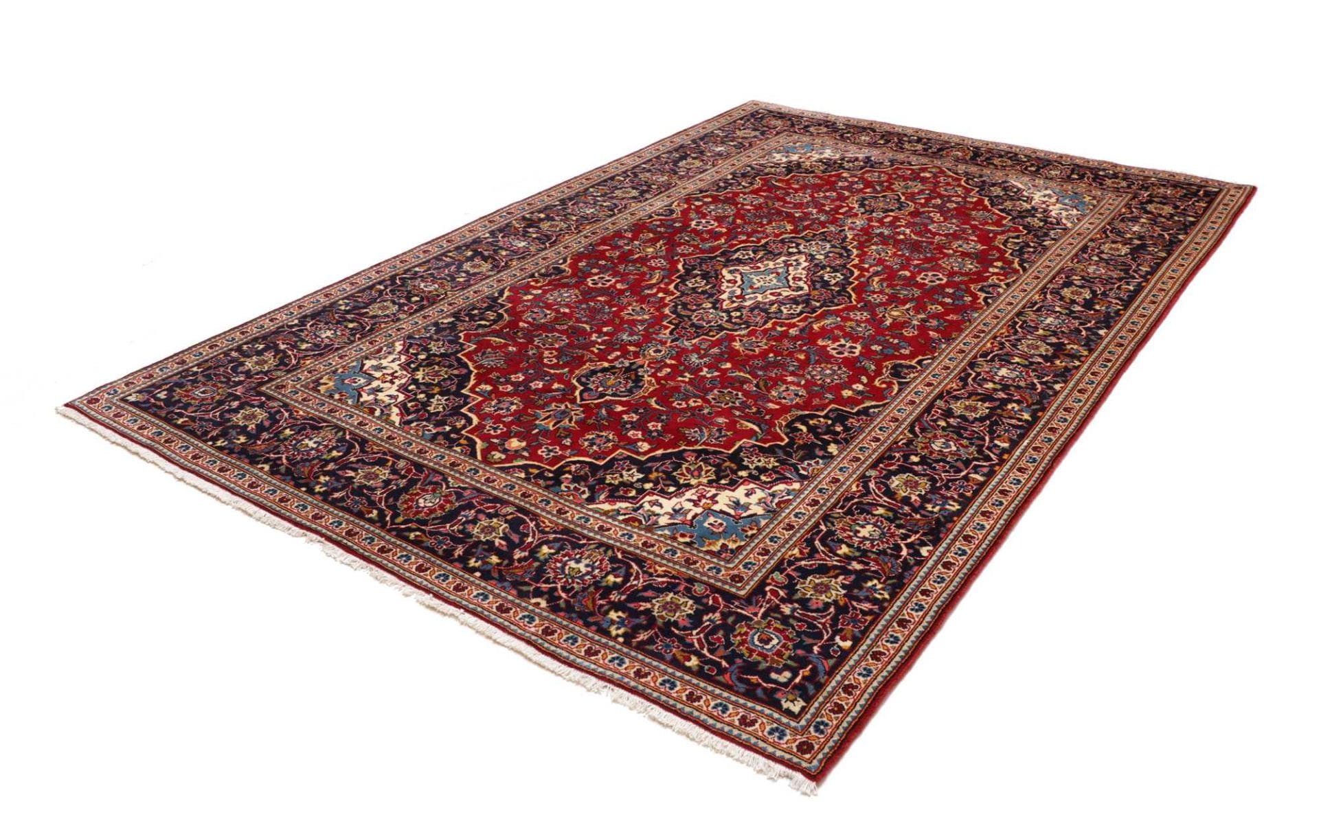 Kashan Teppich 200 x 294cm - Handgeknüpft, Perserteppich