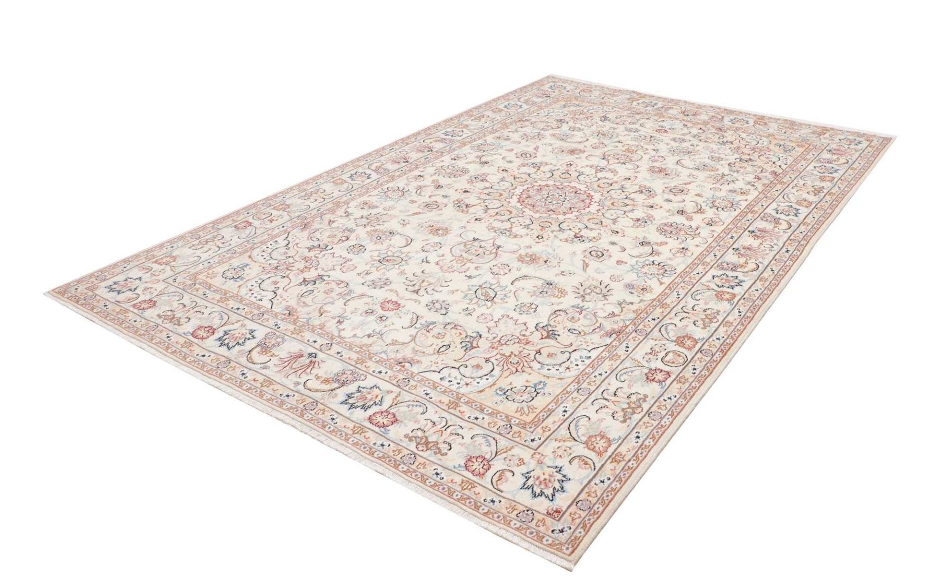 Kashan Teppich 203 x 303 cm, handgeknüpft, Perserteppich, Schurwolle