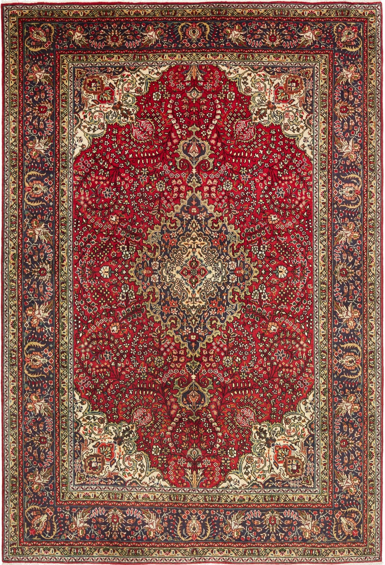 Orientteppich Täbriz 205 x 300cm, handgeknüpft aus Schurwolle