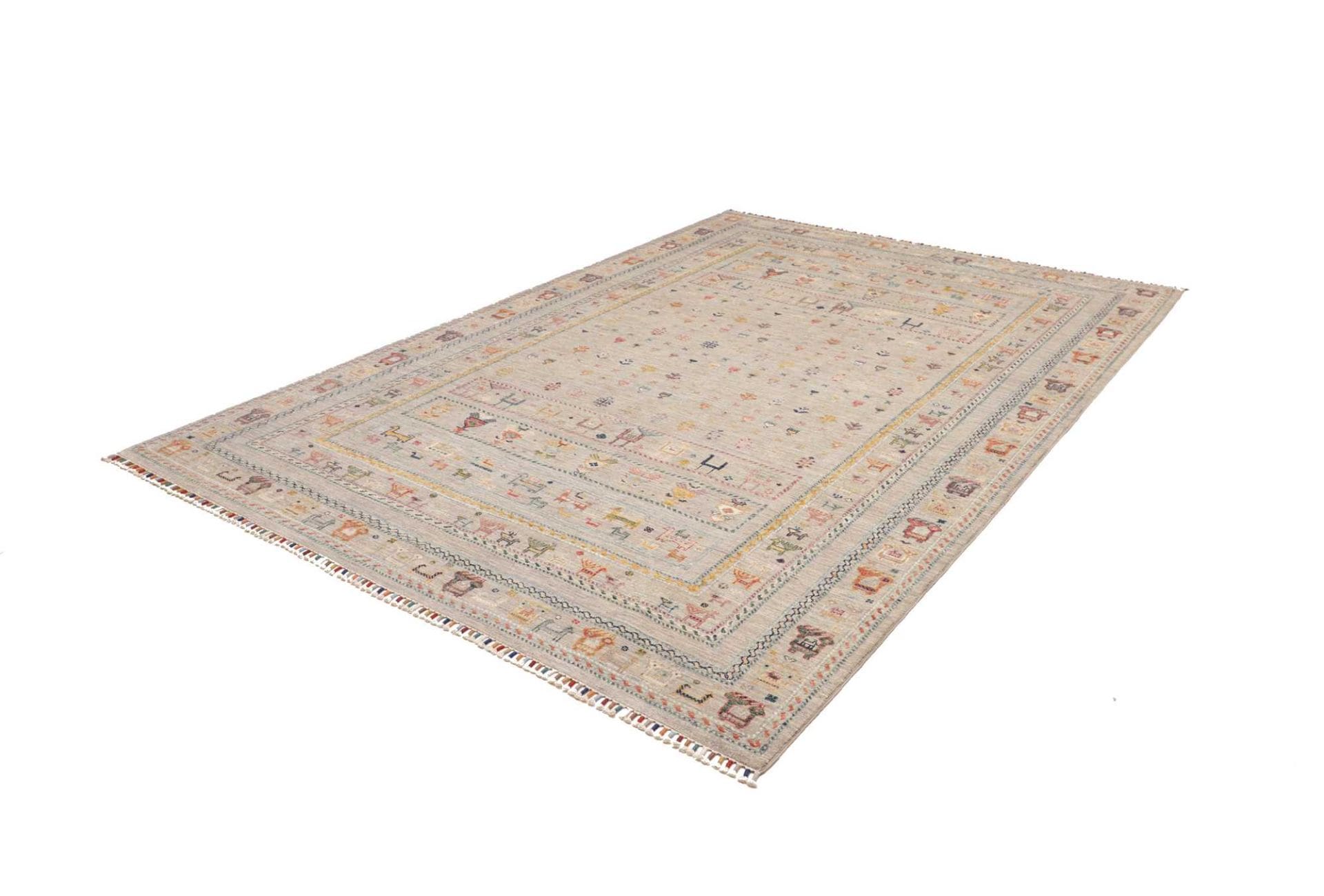 Orientteppich Samarkand 209 x 295 cm, handgeknüpft, Schurwolle