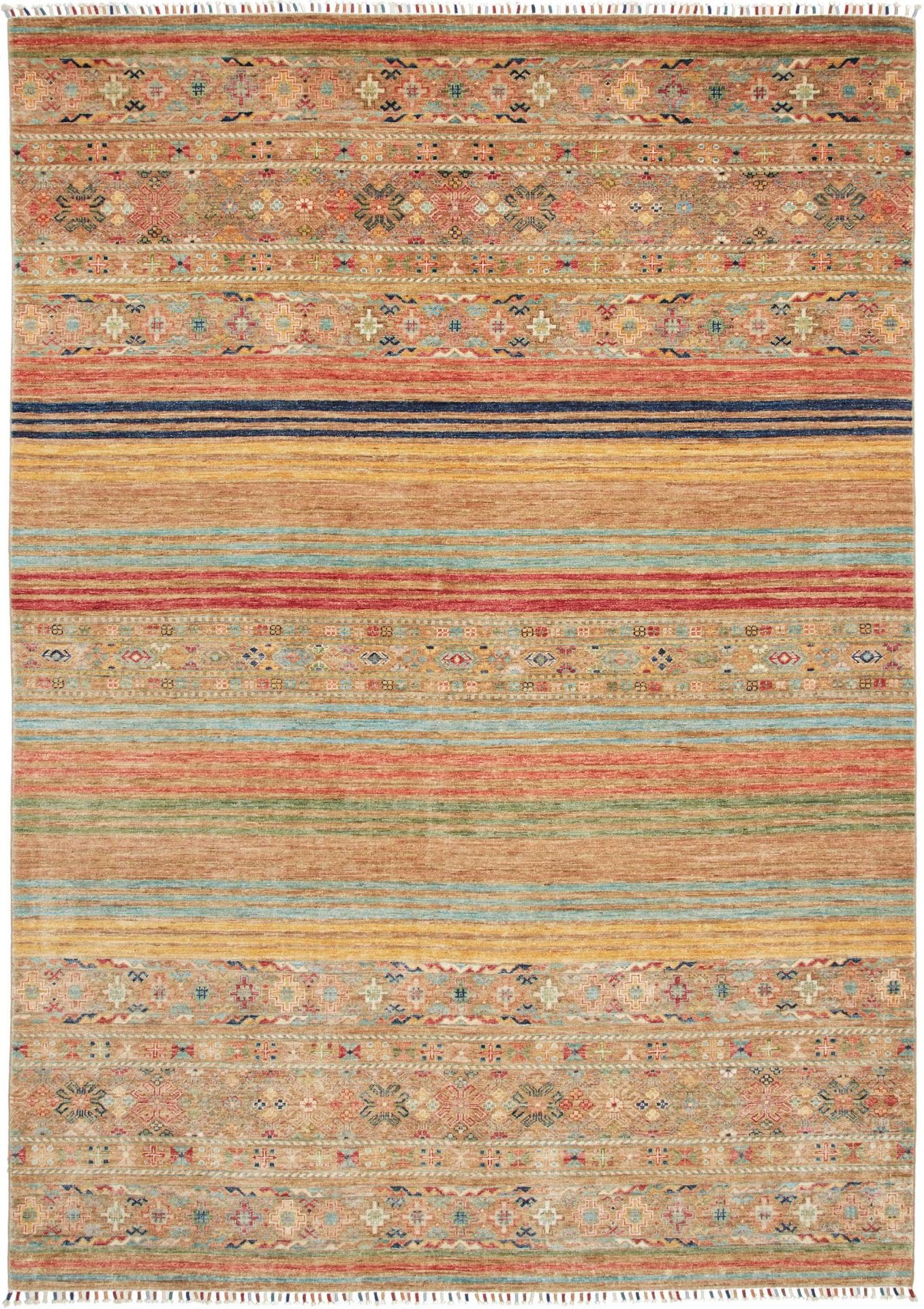 Orientteppich Samarkand 210 x 296 cm - Handgeknüpft, Wolle