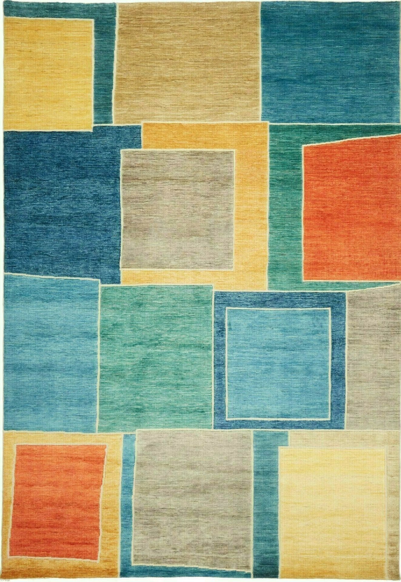 Ziegler Orientteppich 206 x 286cm, handgeknüpft, Schurwolle