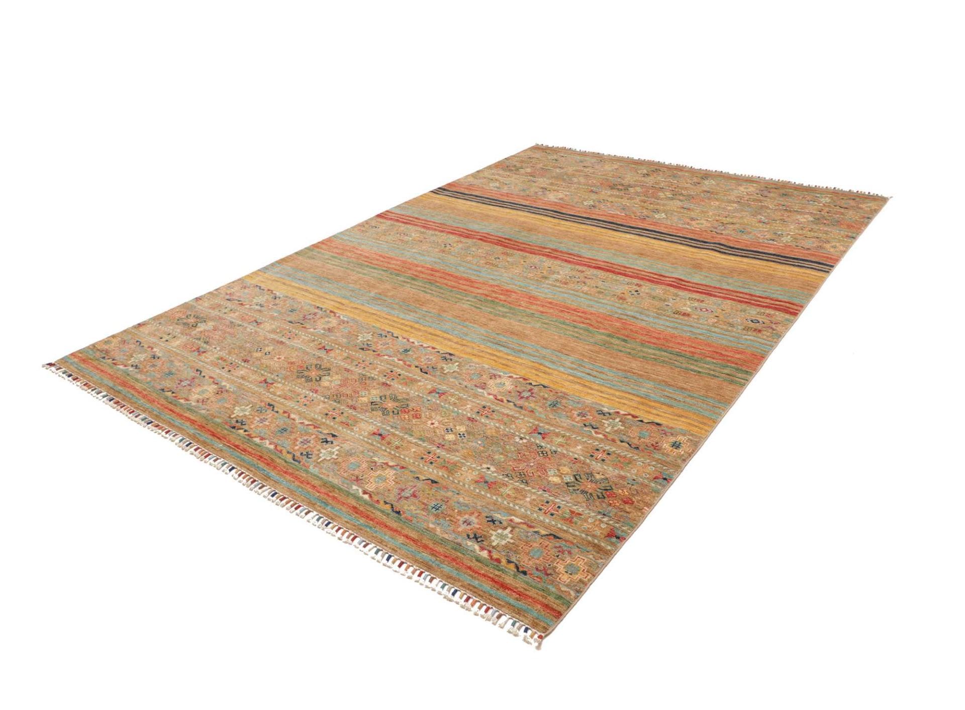 Orientteppich Samarkand 210 x 296 cm - Handgeknüpft, Wolle