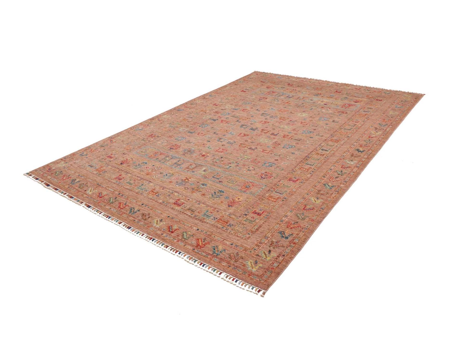 Samarkand Orientteppich 209 x 297cm, handgeknüpft, Schurwolle