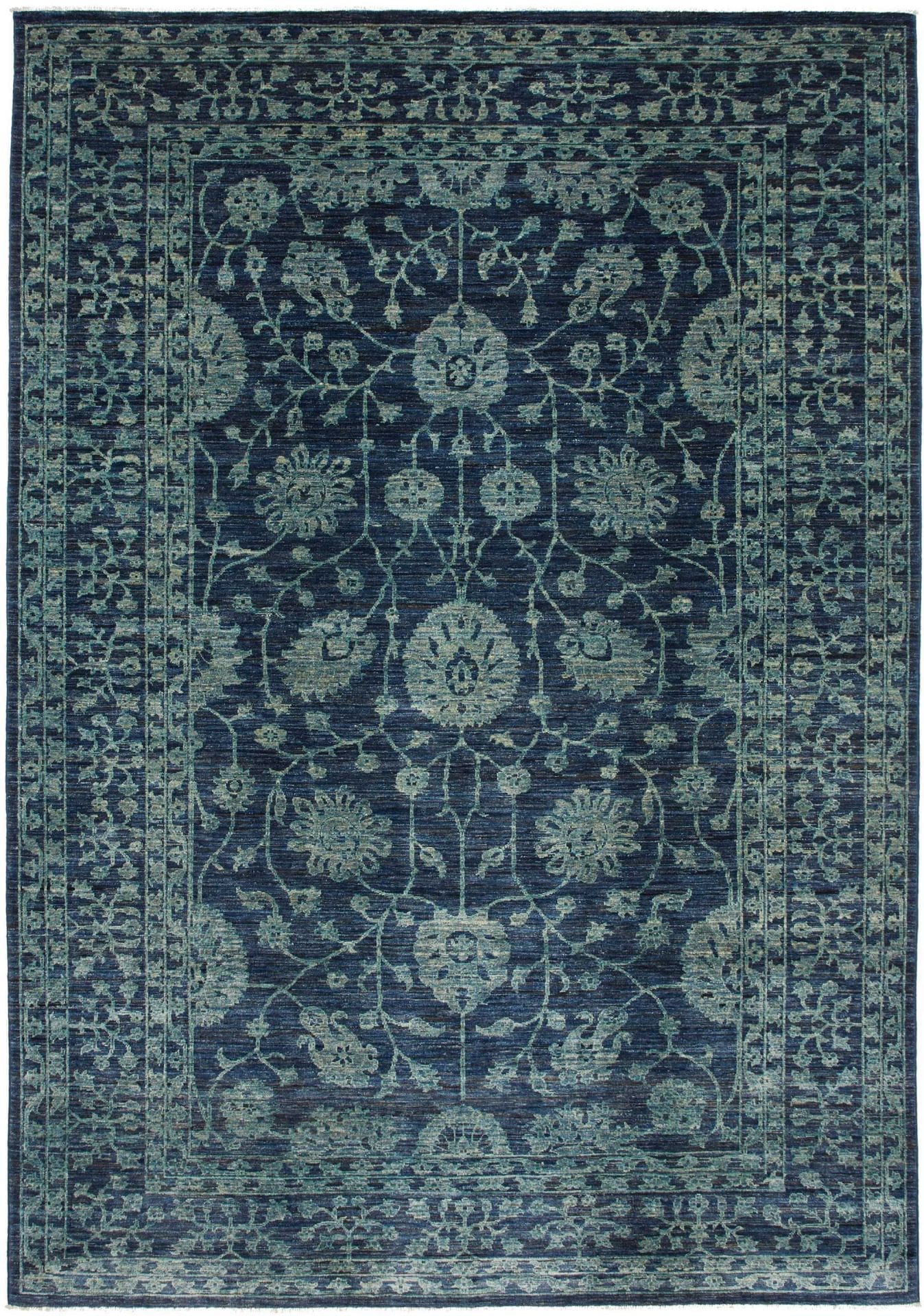 Ziegler Teppich 206 x 295cm aus Schurwolle, handgeknüpft, Orientteppich