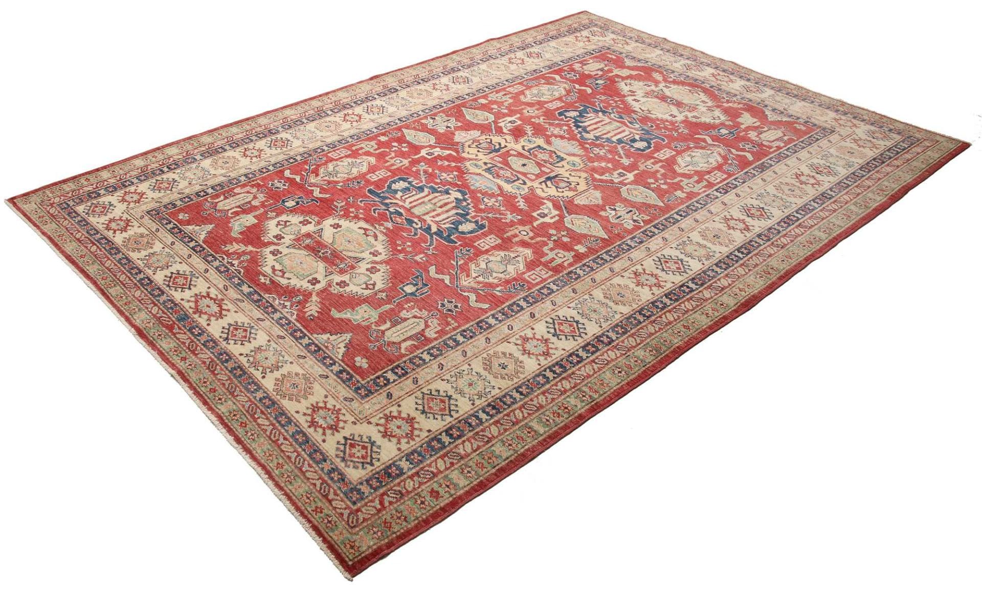Kazak Orientteppich 205 x 290cm, Schurwolle, handgeknüpft