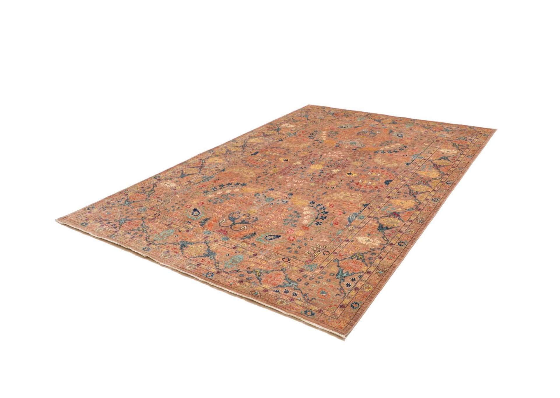 Orientteppich Samarkand 211 x 295 cm - handgeknüpft, Schurwolle