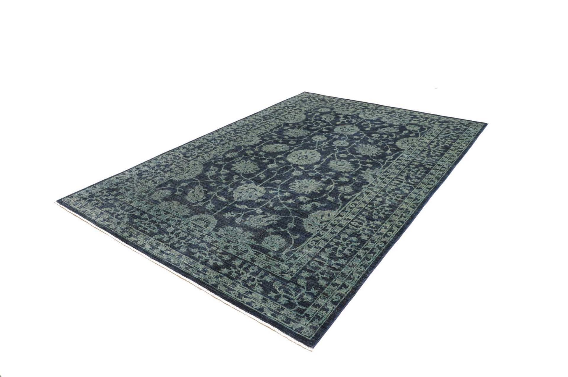 Ziegler Teppich 206 x 295cm aus Schurwolle, handgeknüpft, Orientteppich