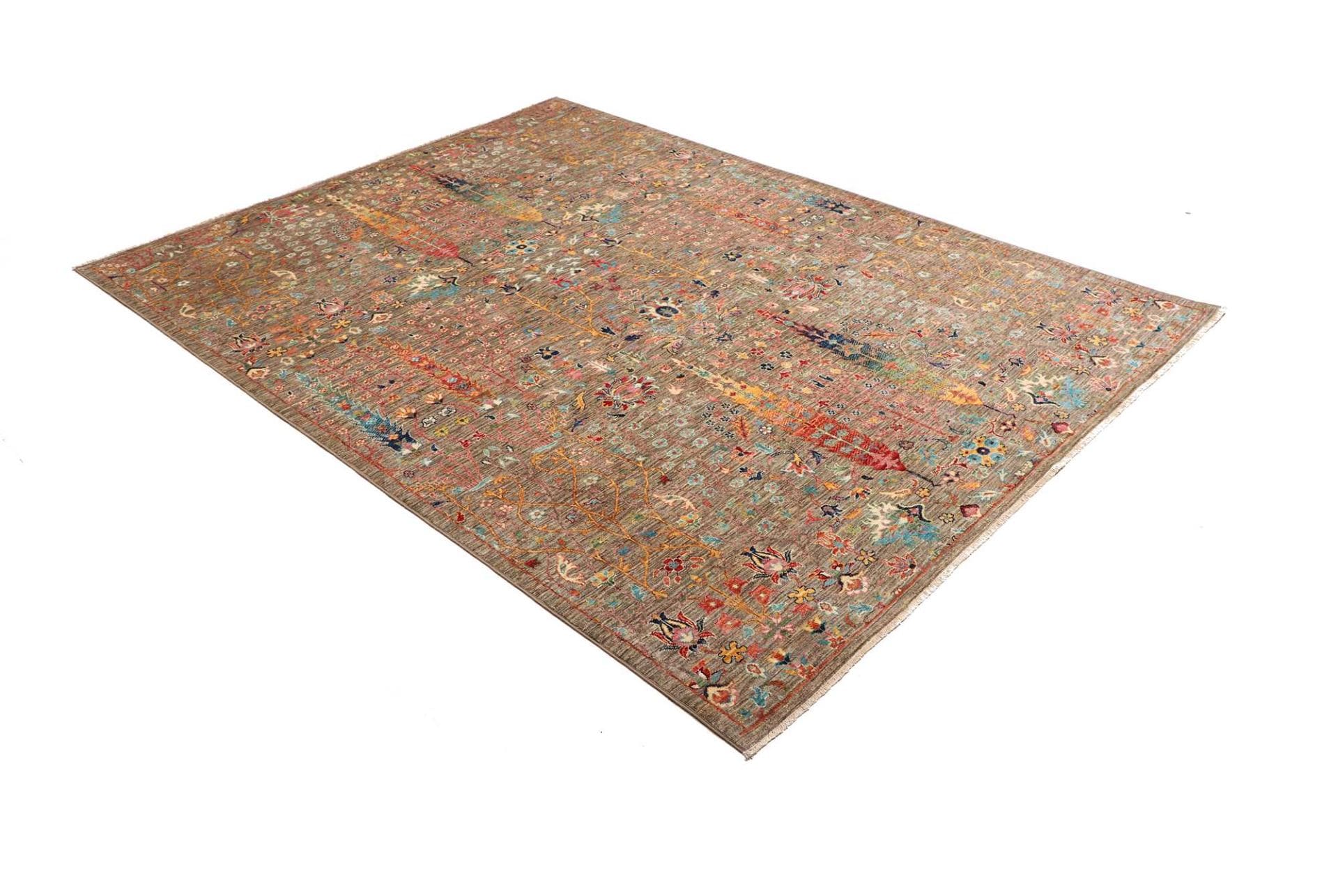 Samarkand Orientteppich 171 x 228 cm – Handgeknüpft, Schurwolle