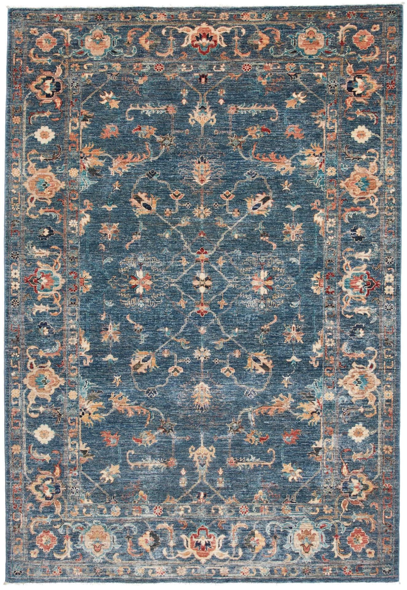 Samarkand Teppich 168 x 240 cm, handgeknüpft, Wolle, orientalisch
