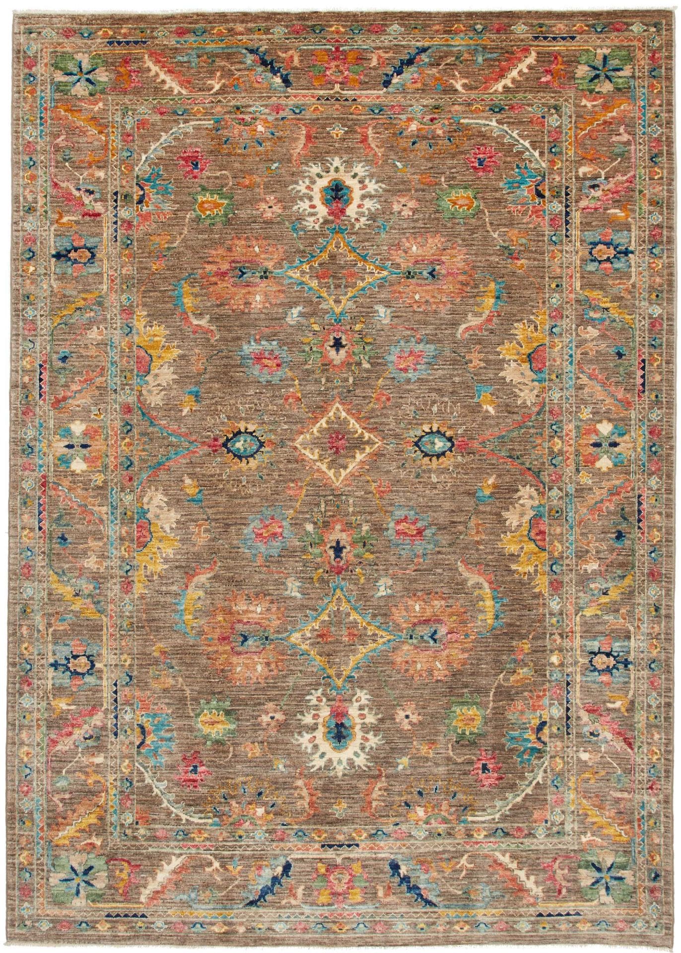 Ziegler Orientteppich 174 x 244cm, Schurwolle, handgeknüpft
