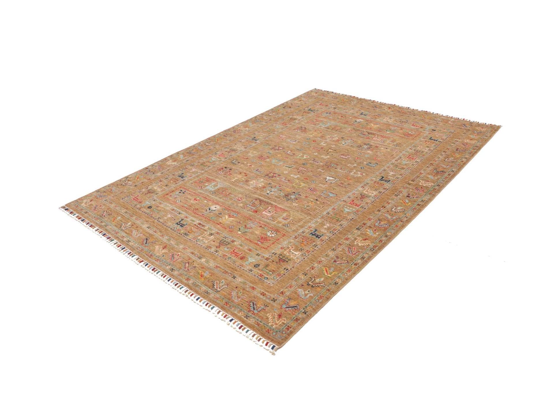 Orientteppich Samarkand 174 x 231 cm – handgeknüpft, Wolle, bunt