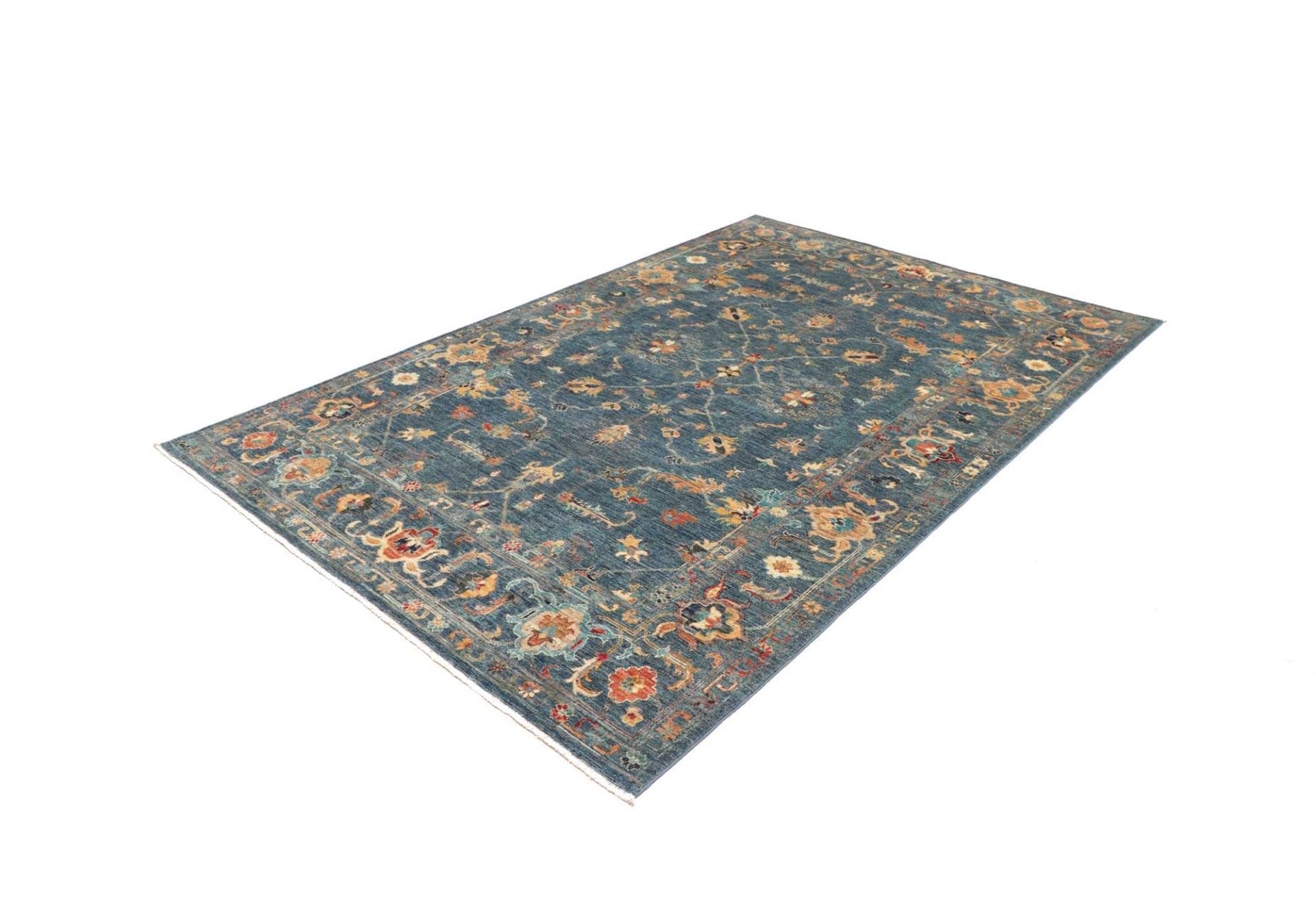 Samarkand Teppich 168 x 240 cm, handgeknüpft, Wolle, orientalisch