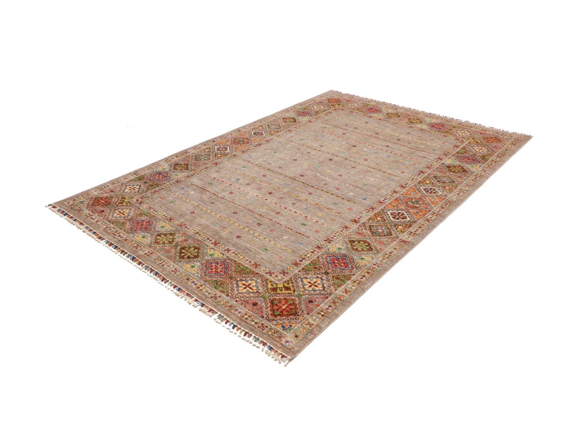 Orientteppich Samarkand 170 x 239cm, Handgeknüpft, Schurwolle