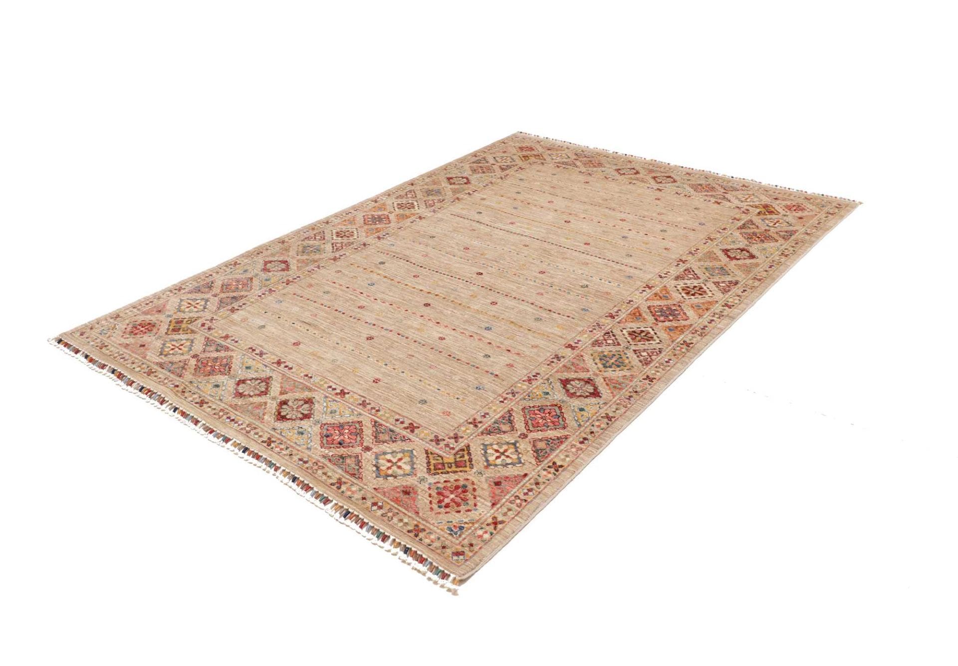 Orientteppich Samarkand 170 x 236cm - Handgeknüpft aus Wolle