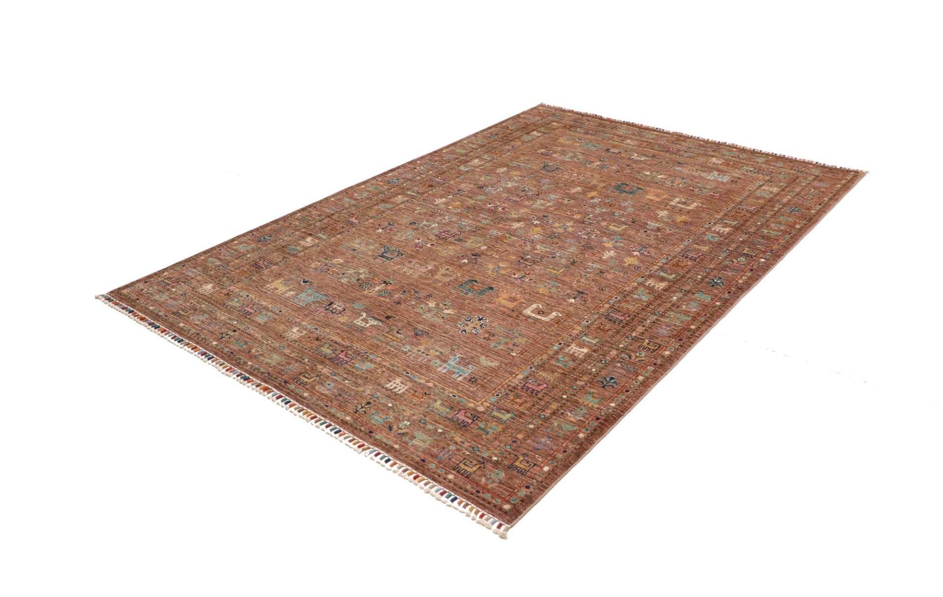 Orientteppich Samarkand 173 x 240cm aus Schurwolle, handgeknüpft