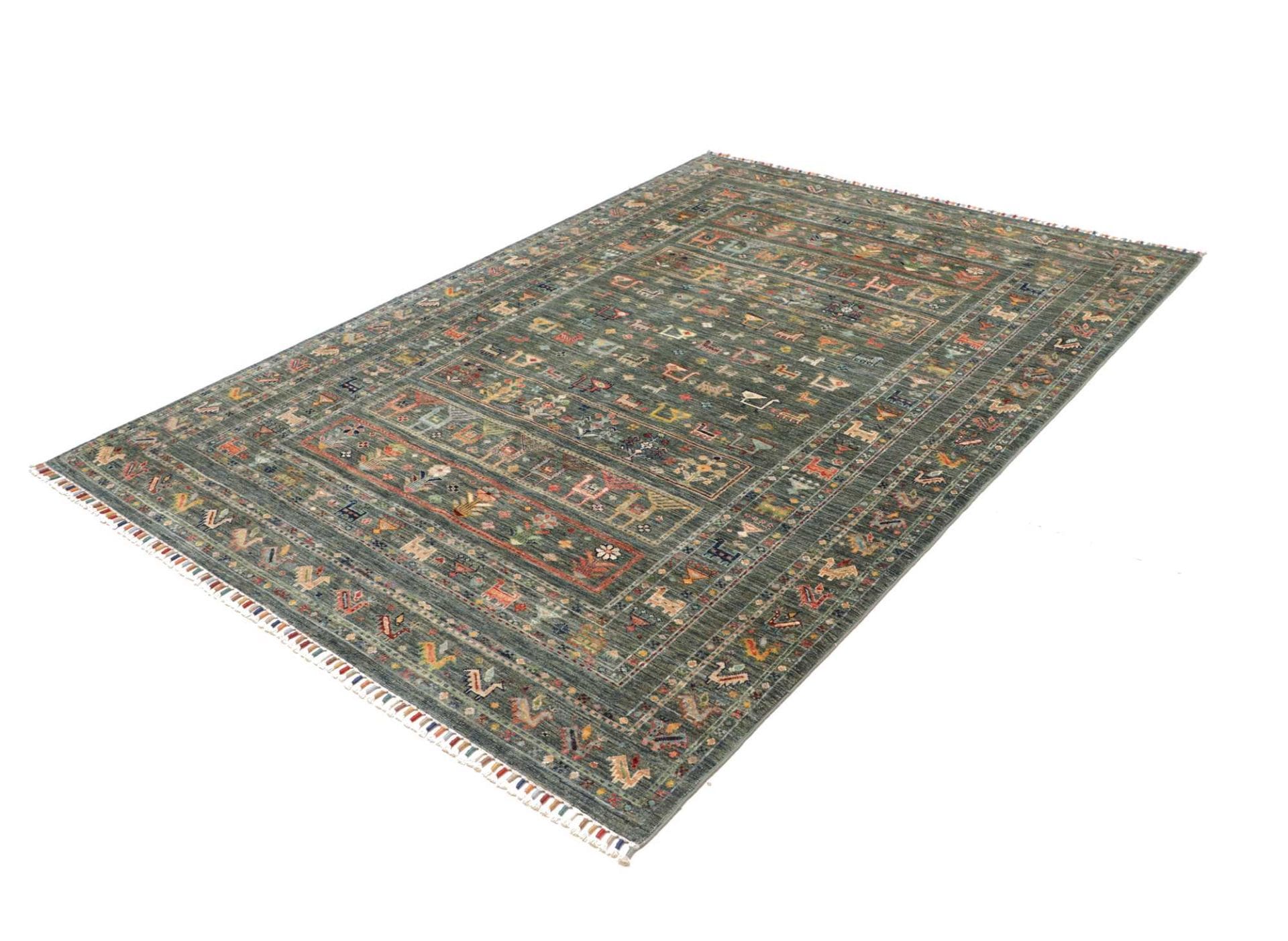 Samarkand Orientteppich 170 x 231cm, handgeknüpft, Wolle