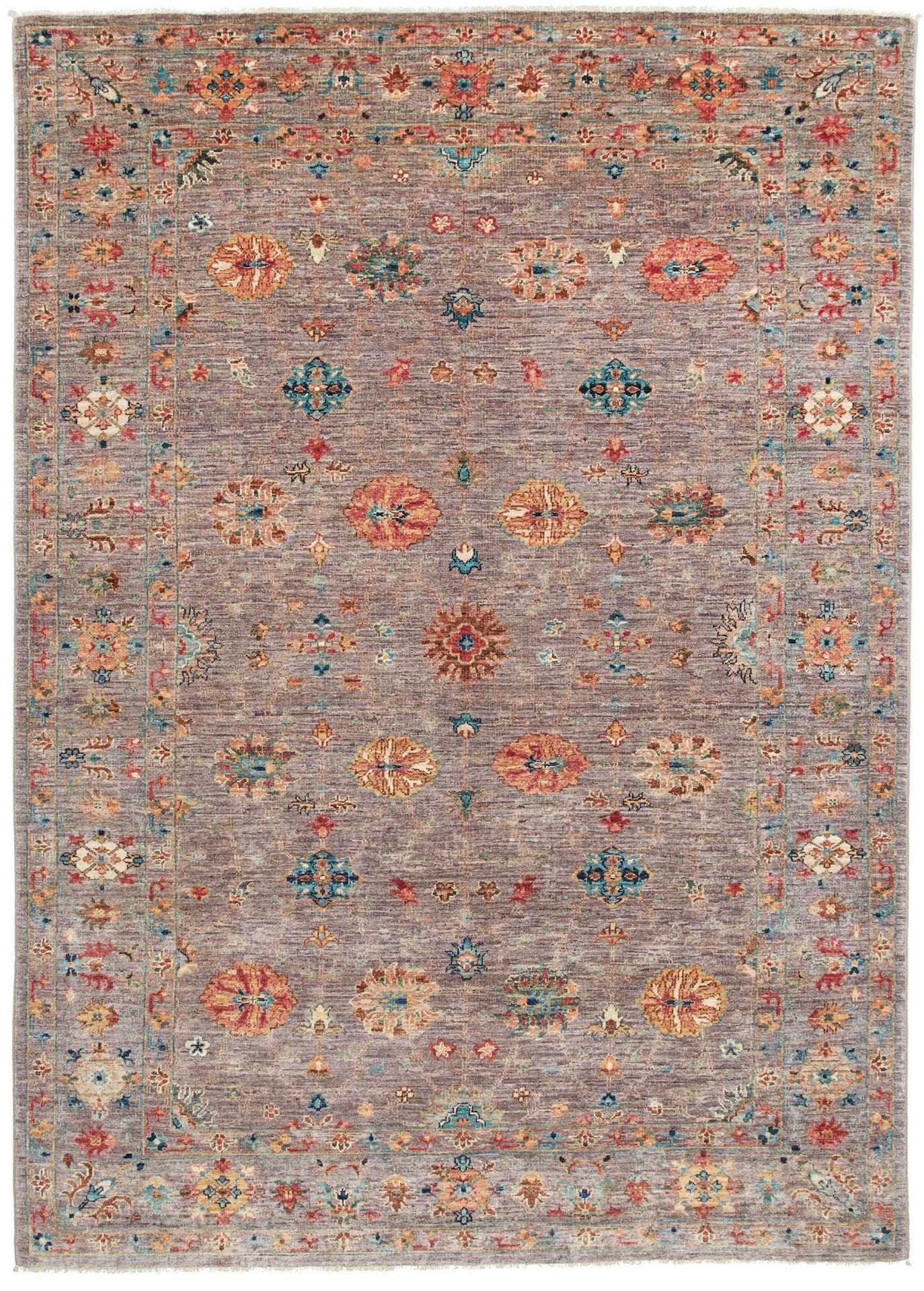 Ziegler Teppich 170 x 236cm aus Schurwolle – handgeknüpft