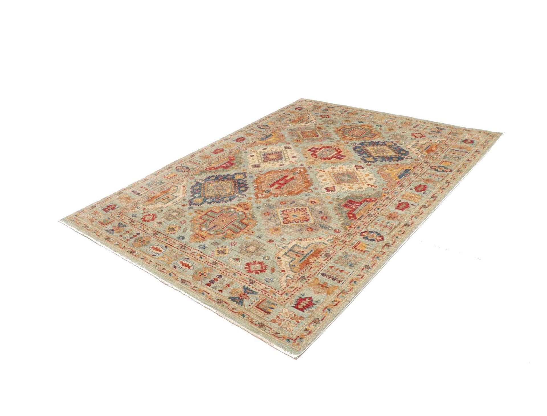 Orientteppich Samarkand 172 x 224cm – handgeknüpft, Wolle, bunt