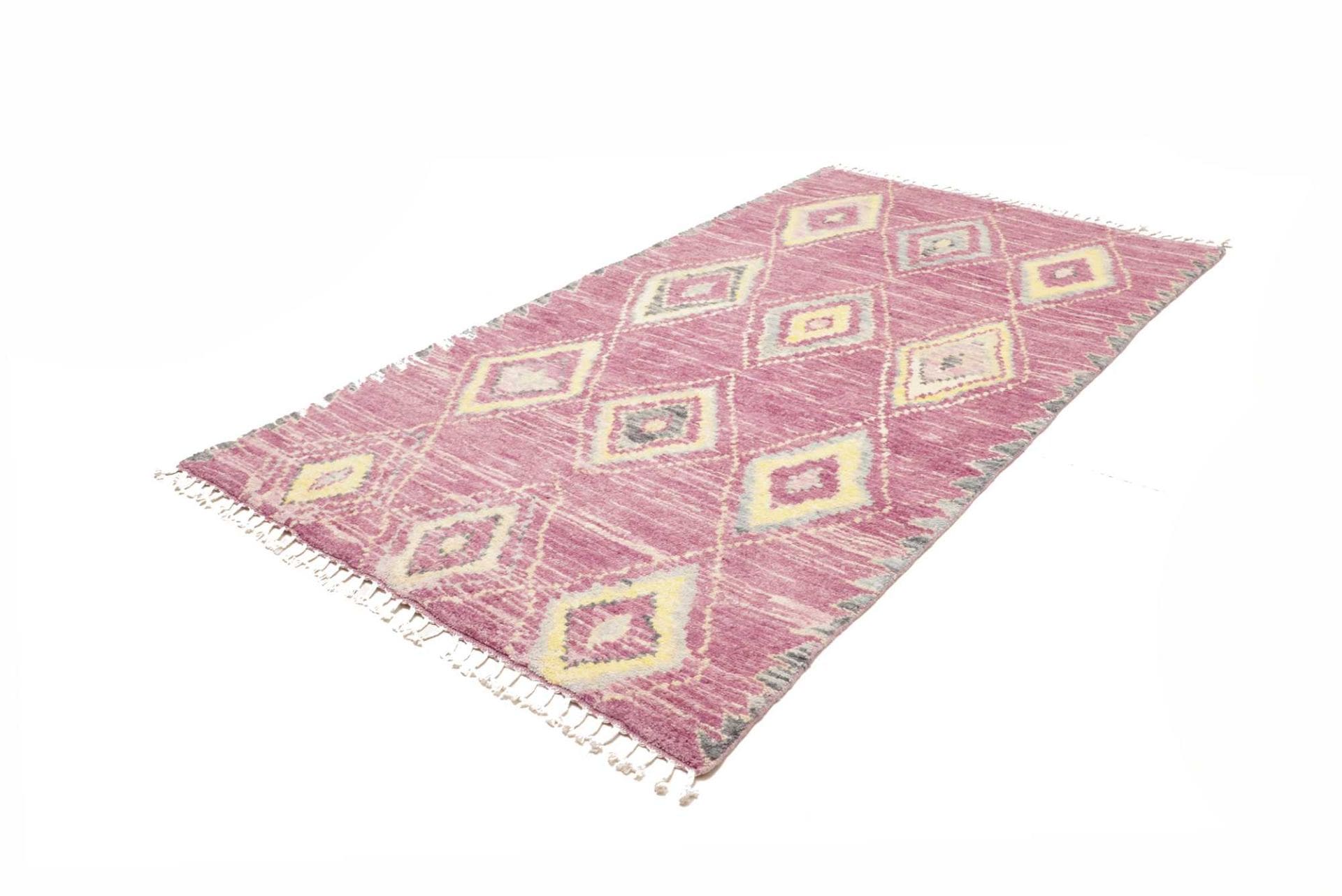 Orientteppich Berber 148 x 252 cm, hohe Knotendichte, handgeknüpft