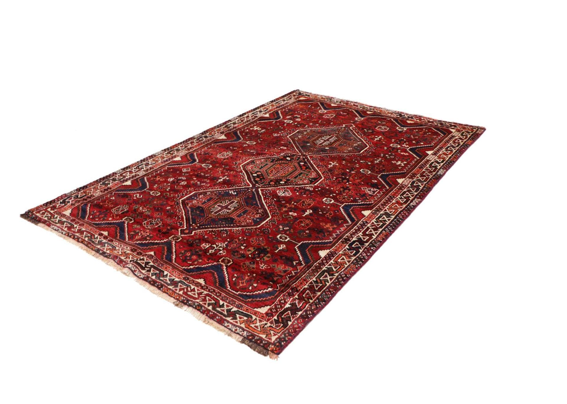 Shiraz Orientteppich 173 x 245 cm - Handgeknüpft aus Wolle