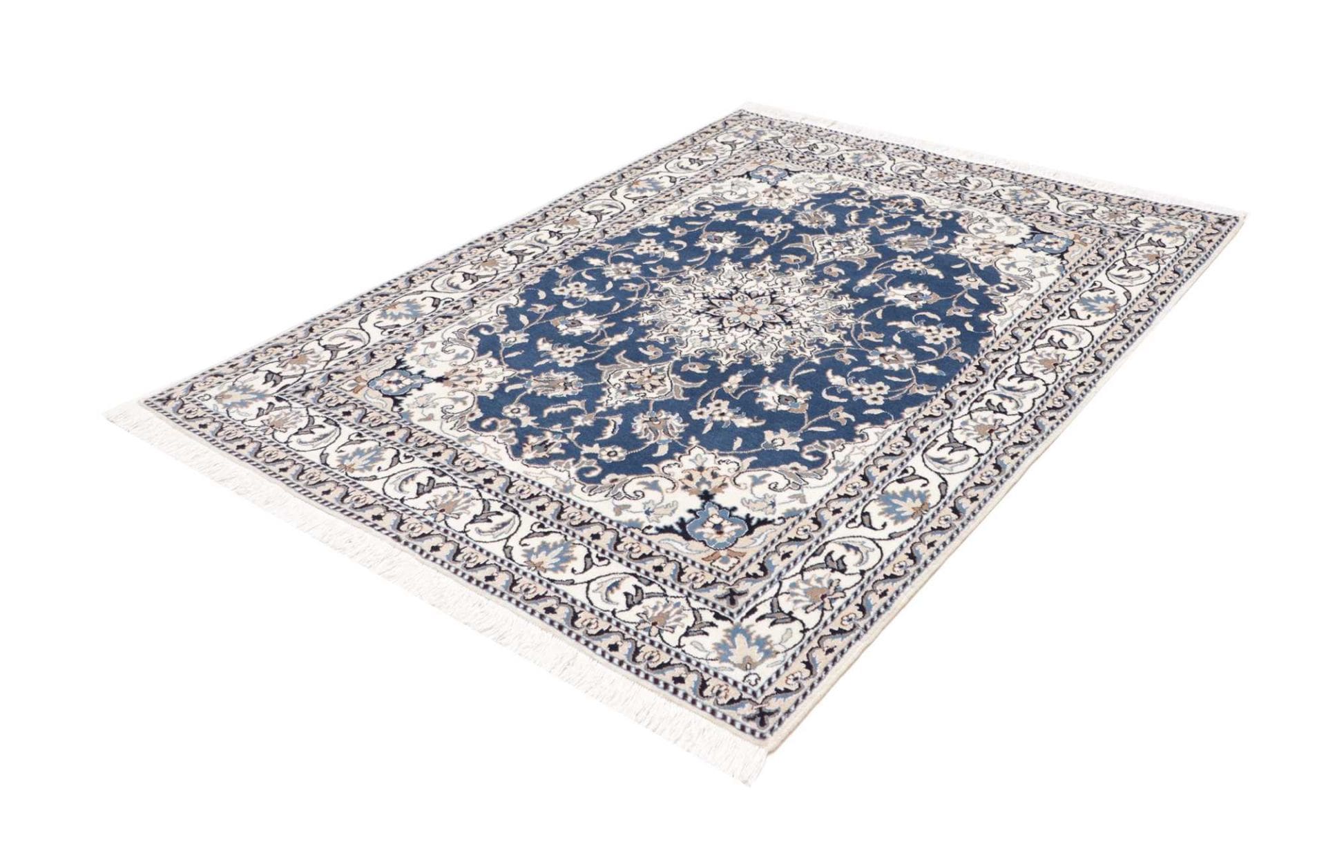 Exklusiver Nain Teppich 156 x 205 cm – Handgeknüpft, Perserteppich