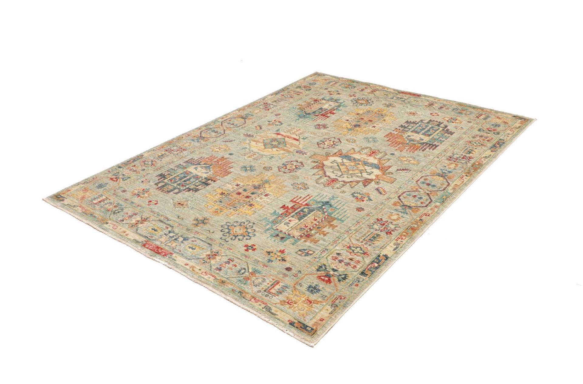 Samarkand Orientteppich 154 x 204cm, handgeknüpft, Schurwolle