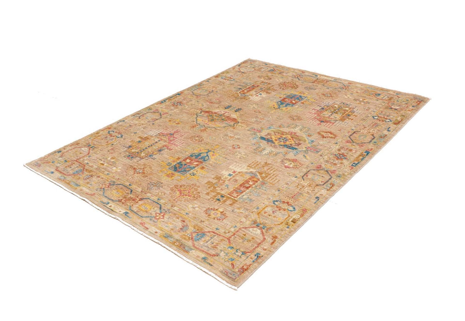 Samarkand Orientteppich 153 x 197cm, handgeknüpft, Wolle