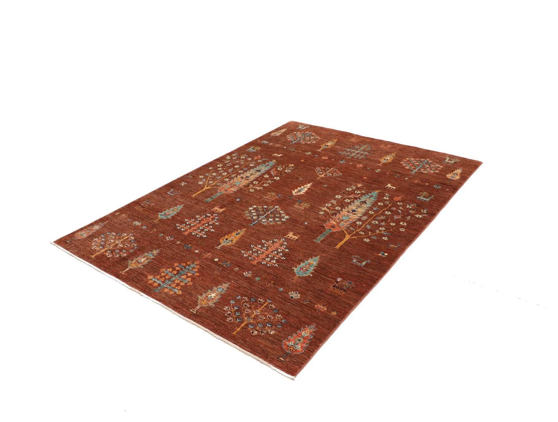 Orientteppich Samarkand 153 x 205cm, Schurwolle, handgeknüpft
