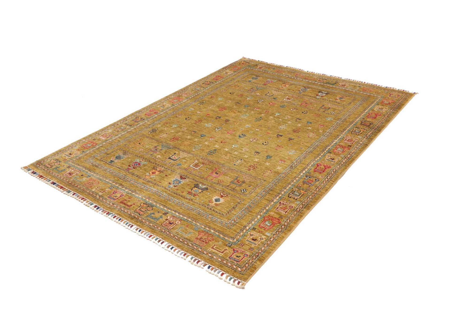 Orientteppich Samarkand 153 x 206cm, handgeknüpft, Wolle, bunt