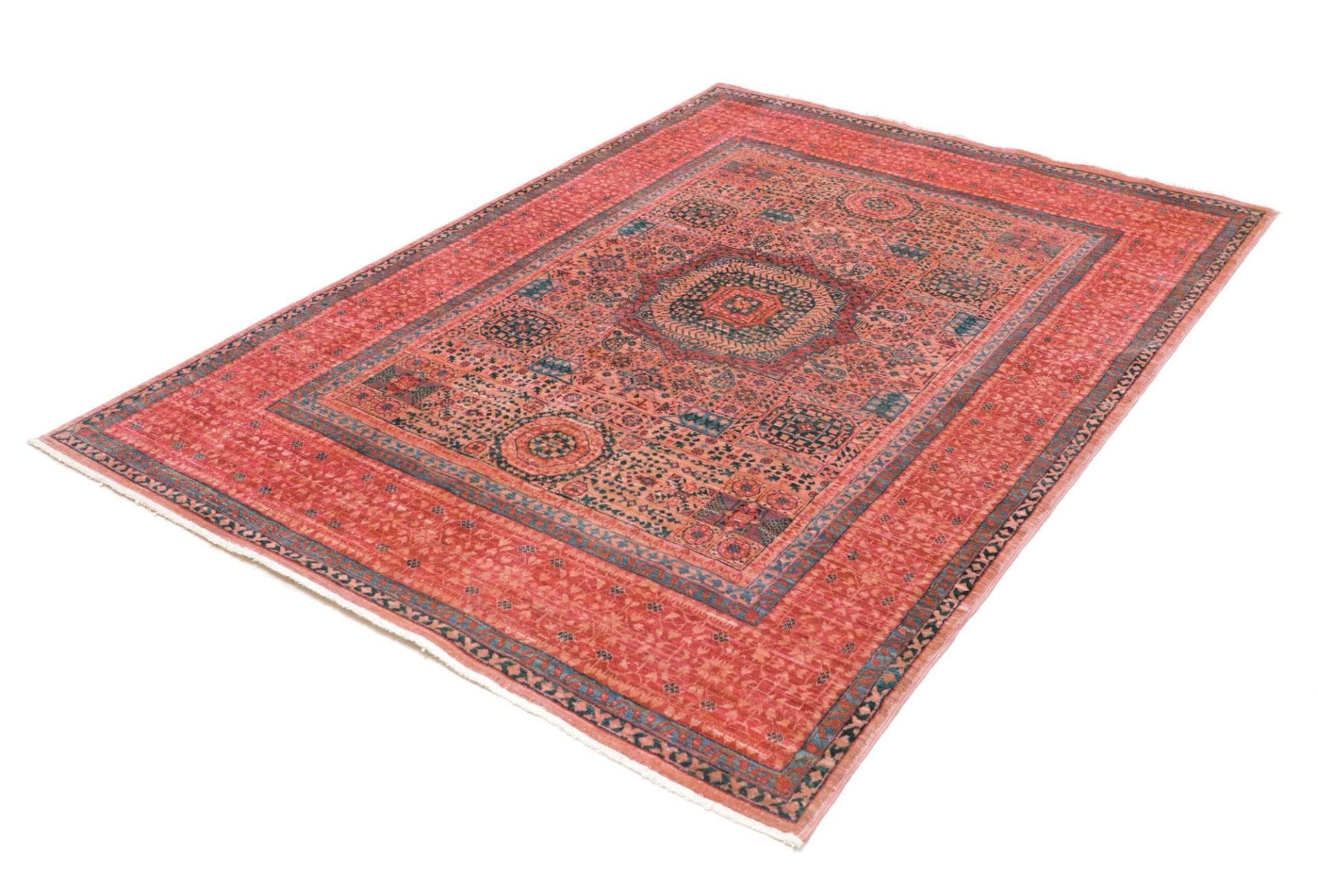 Mamluk Orientteppich 151 x 199cm, handgeknüpft, Schurwolle