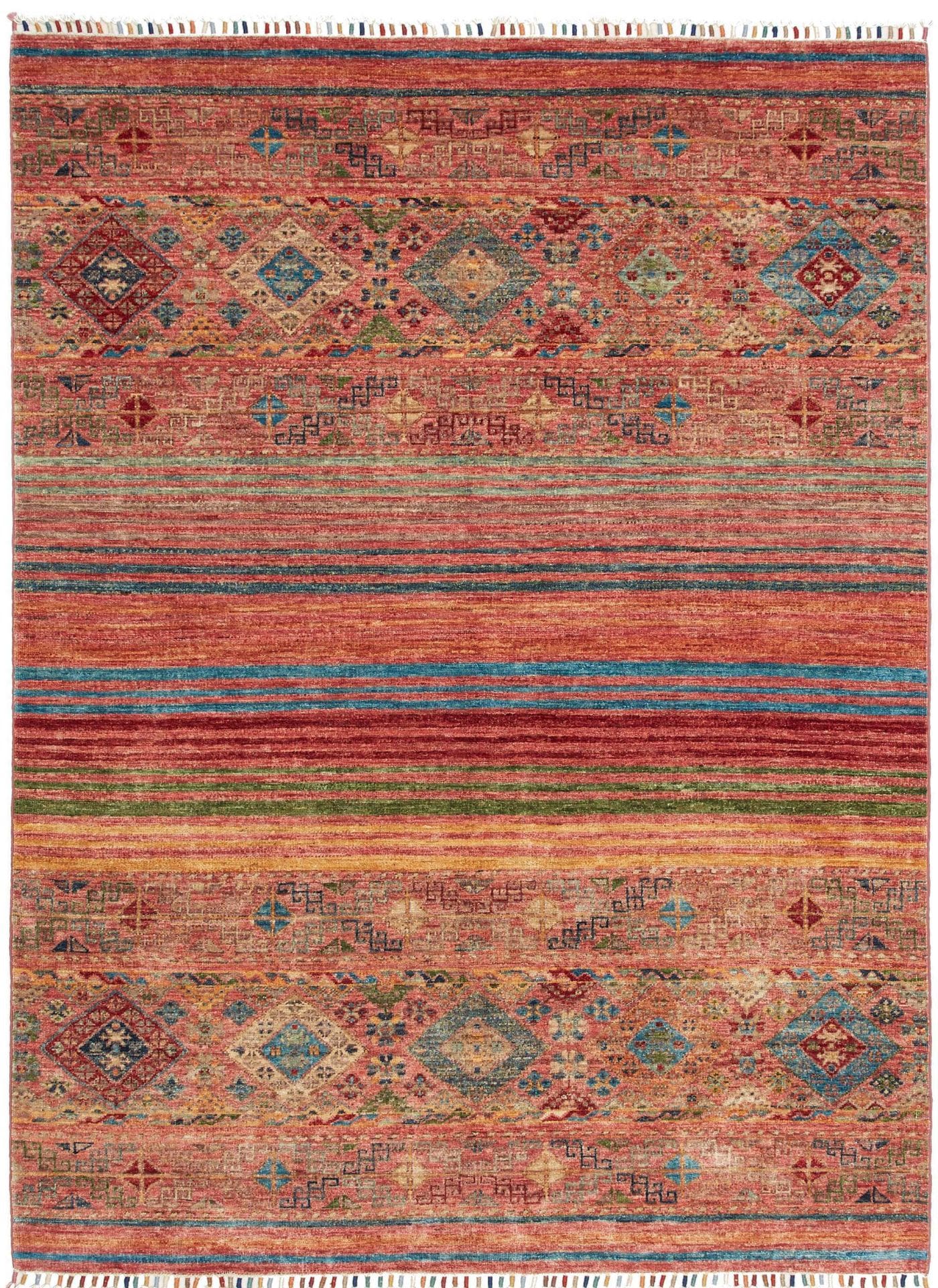 Orientteppich Samarkand 151 x 199 cm – Handgeknüpft aus Wolle