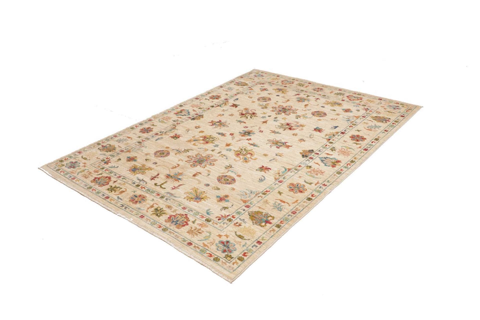Ziegler Orientteppich 154 x 205cm, handgeknüpft, Schurwolle