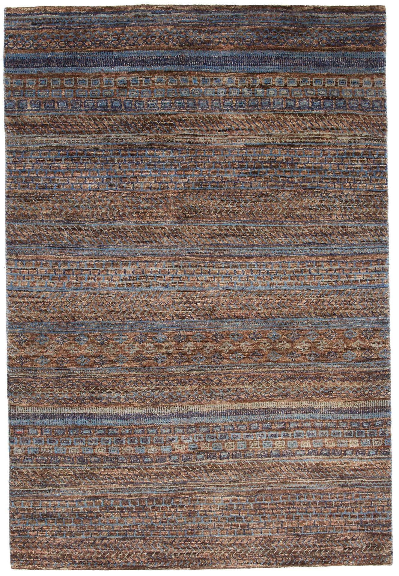 Loribaft Orientteppich 125 x 181 cm aus Schurwolle, handgeknüpft