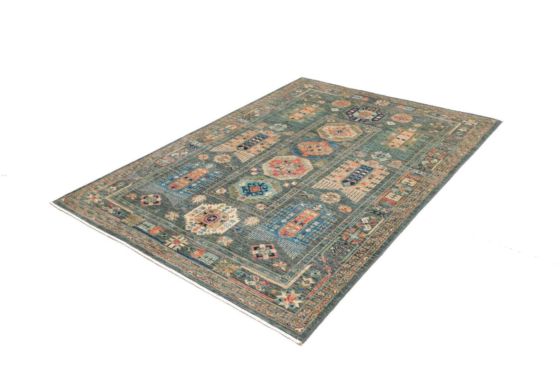 Orientteppich Samarkand 153 x 205cm, handgeknüpft, Schurwolle
