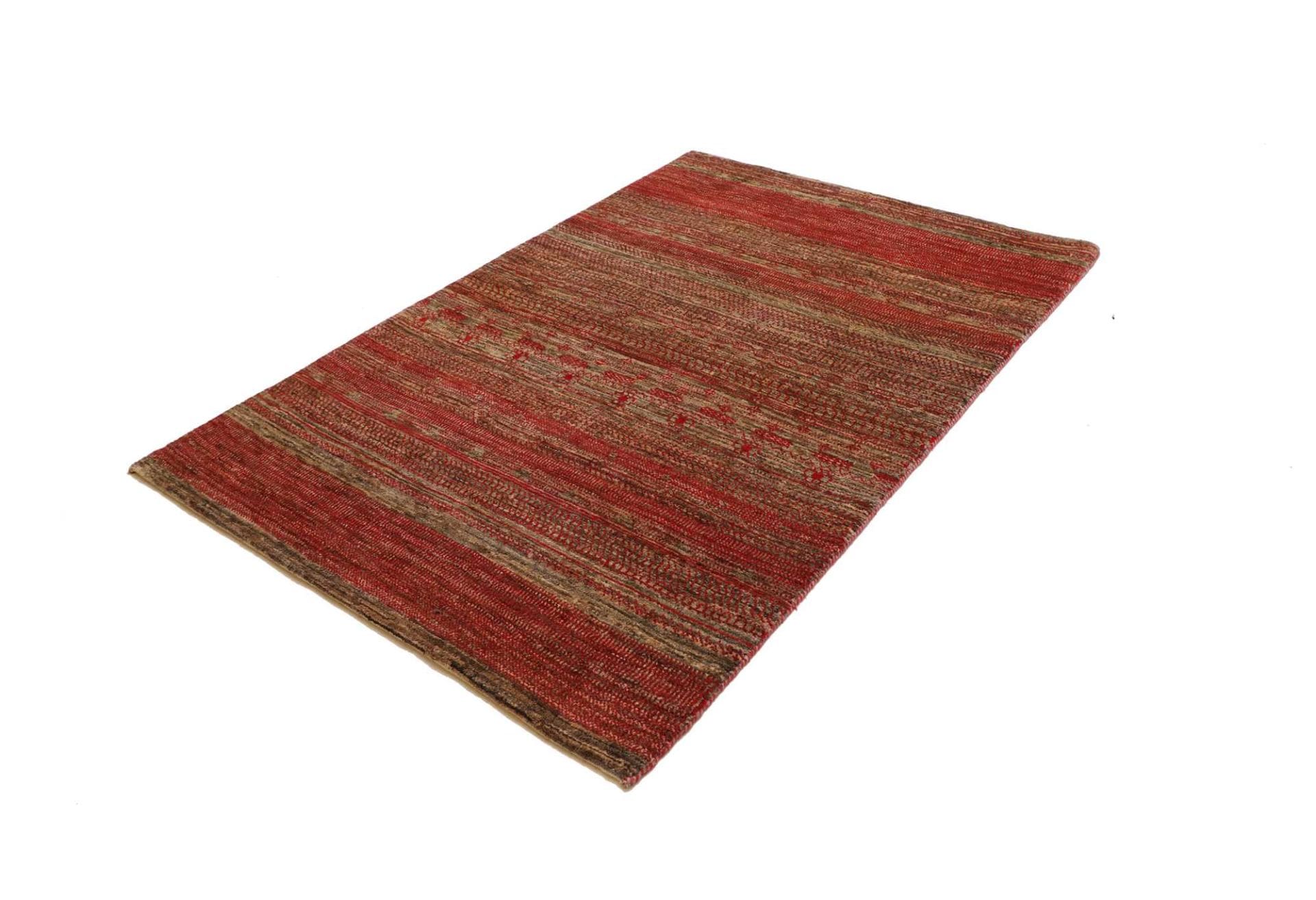 Loribaft Teppich 126 x 187cm, Schurwolle, handgeknüpft, Orientteppich