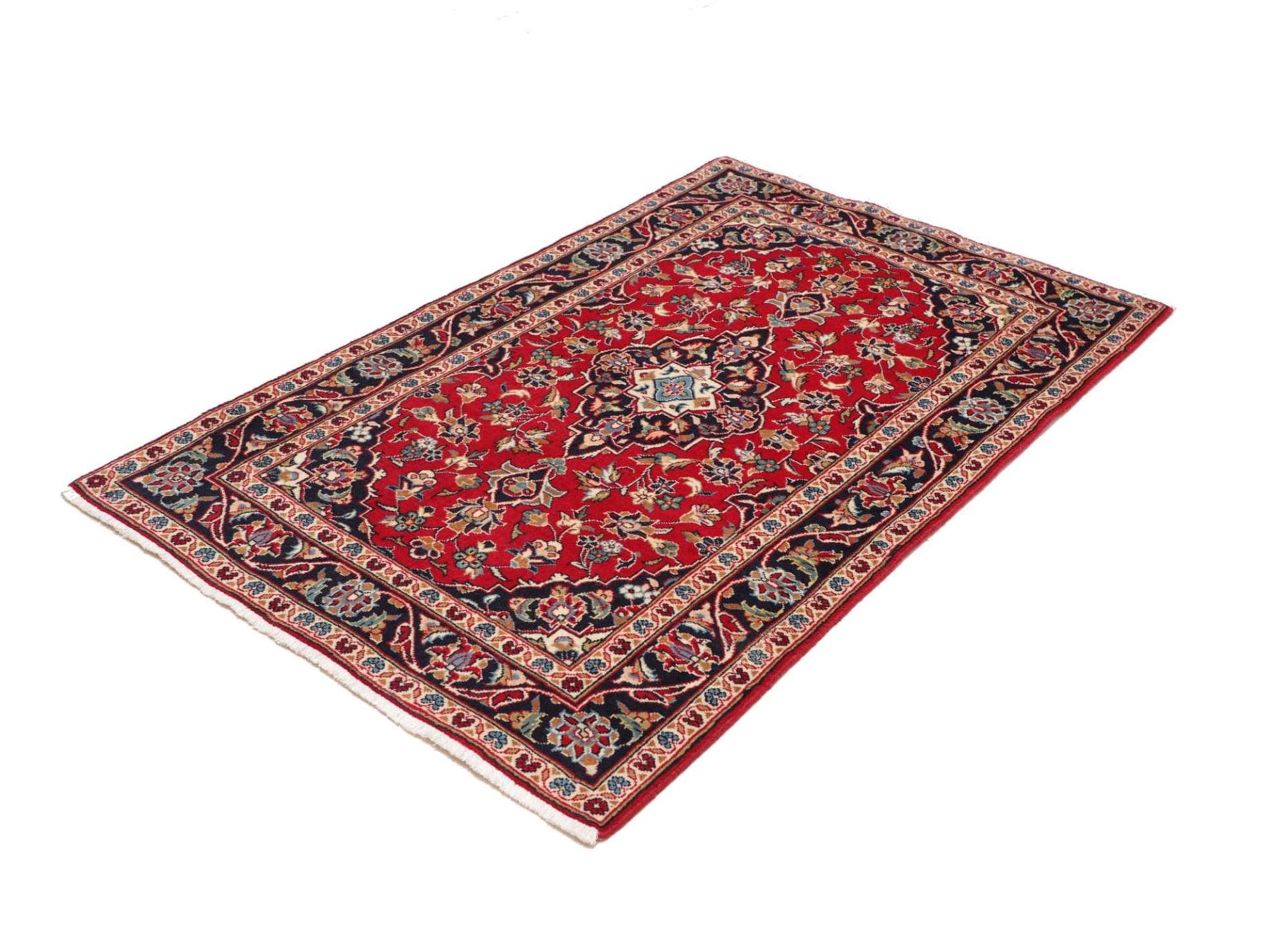 Kashan Teppich 101 x 153 cm – Handgeknüpft, Perserteppich