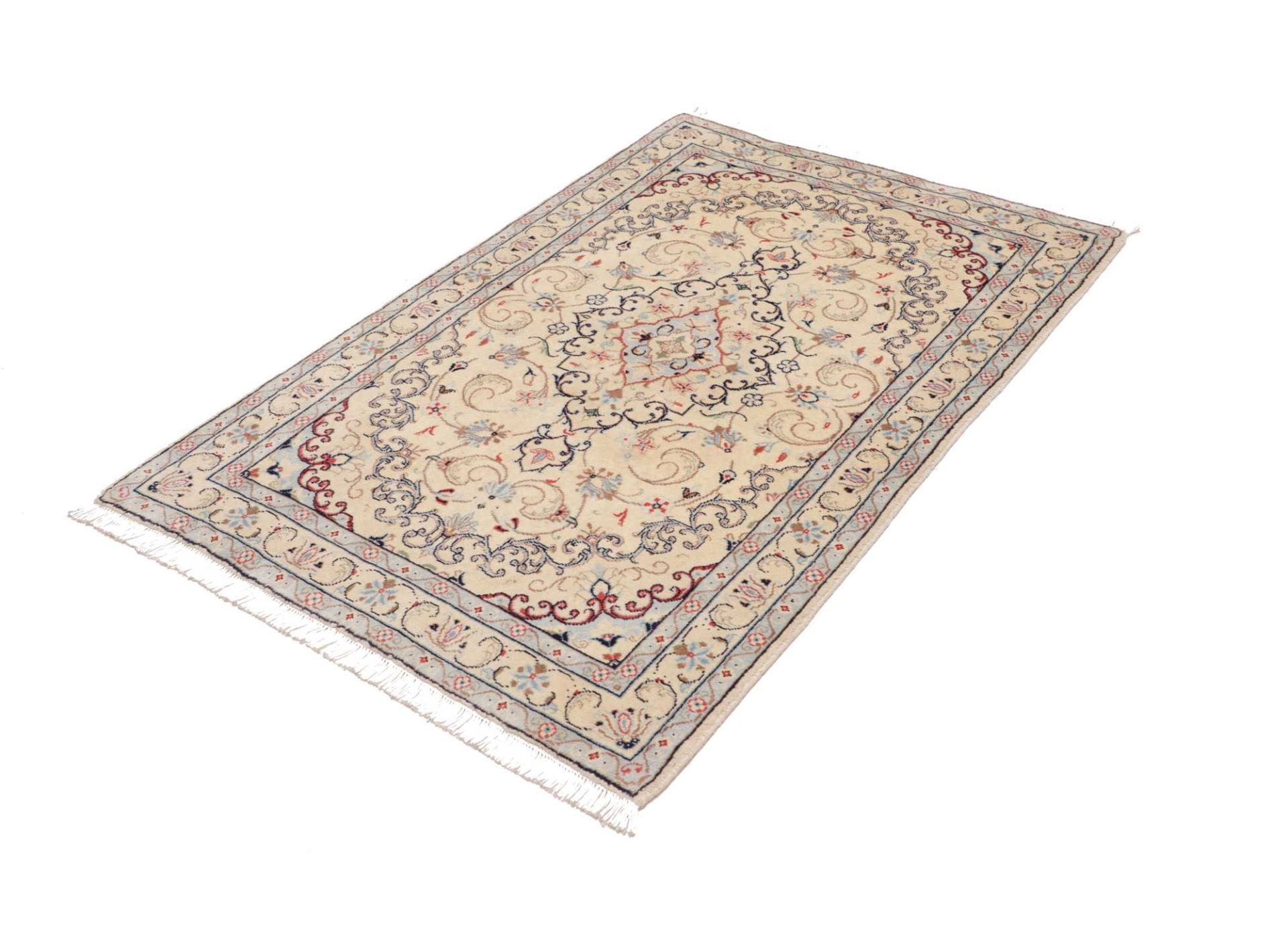 Kashan Teppich 99 x 150cm - Handgeknüpft, Schurwolle, Perserteppich