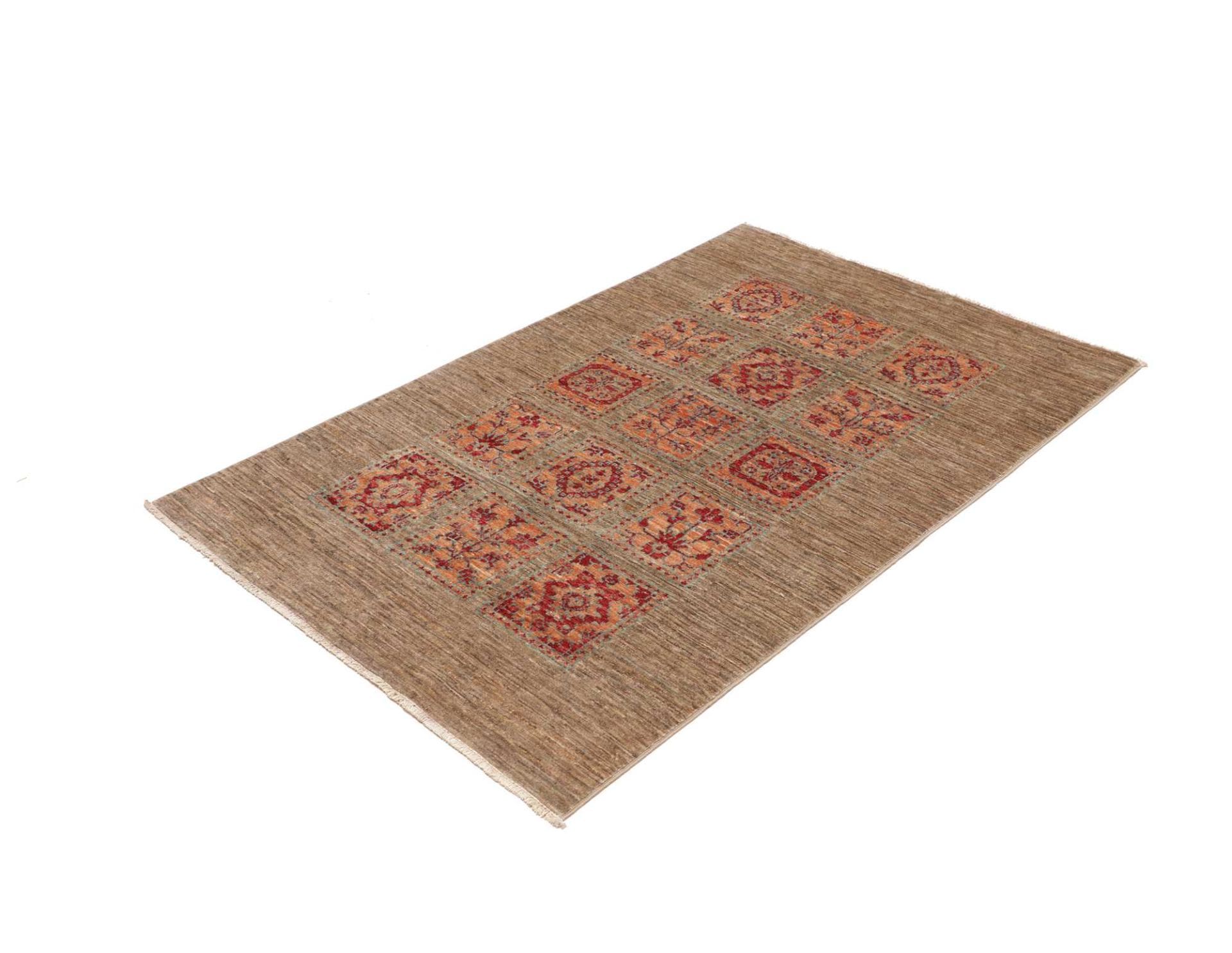 Bachtiar Teppich 101 x 153cm – Schurwolle, Handgeknüpft, Orientteppich