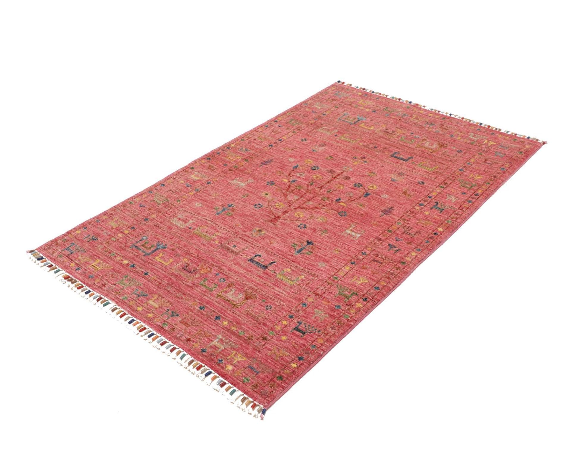 Orientteppich Samarkand 101 x 151 cm - Schurwolle, handgeknüpft