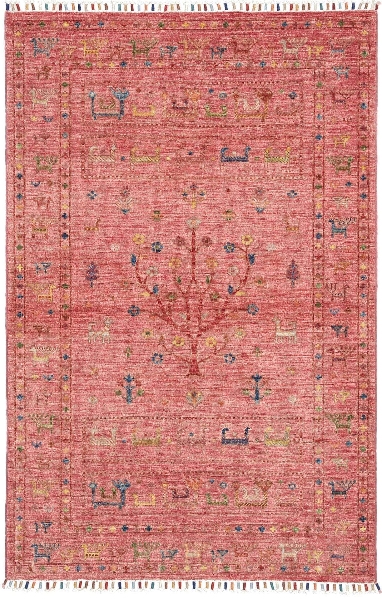 Orientteppich Samarkand 101 x 150cm, handgeknüpft aus Schurwolle