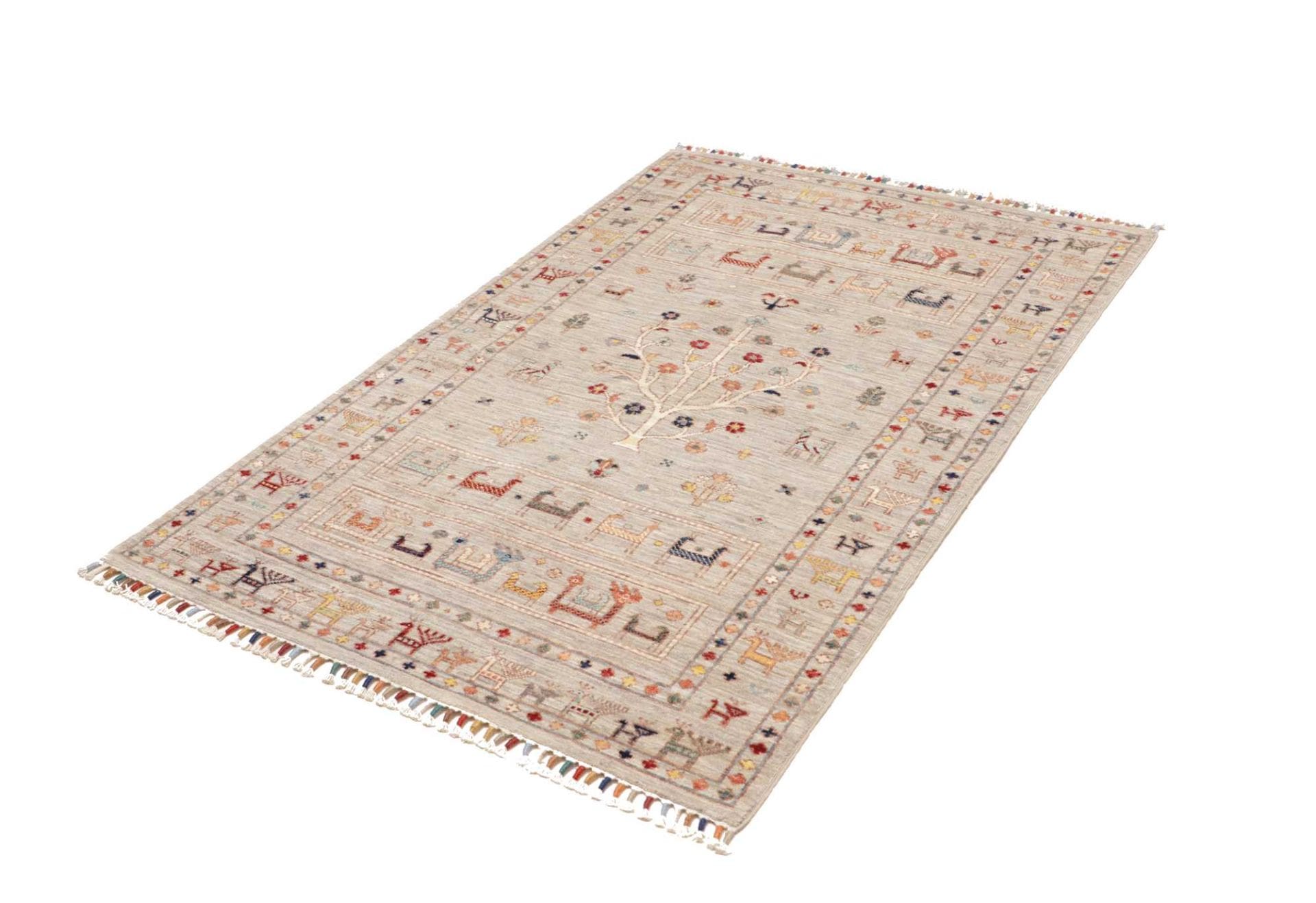 Orientteppich Samarkand 106 x 157cm aus Schurwolle, handgeknüpft